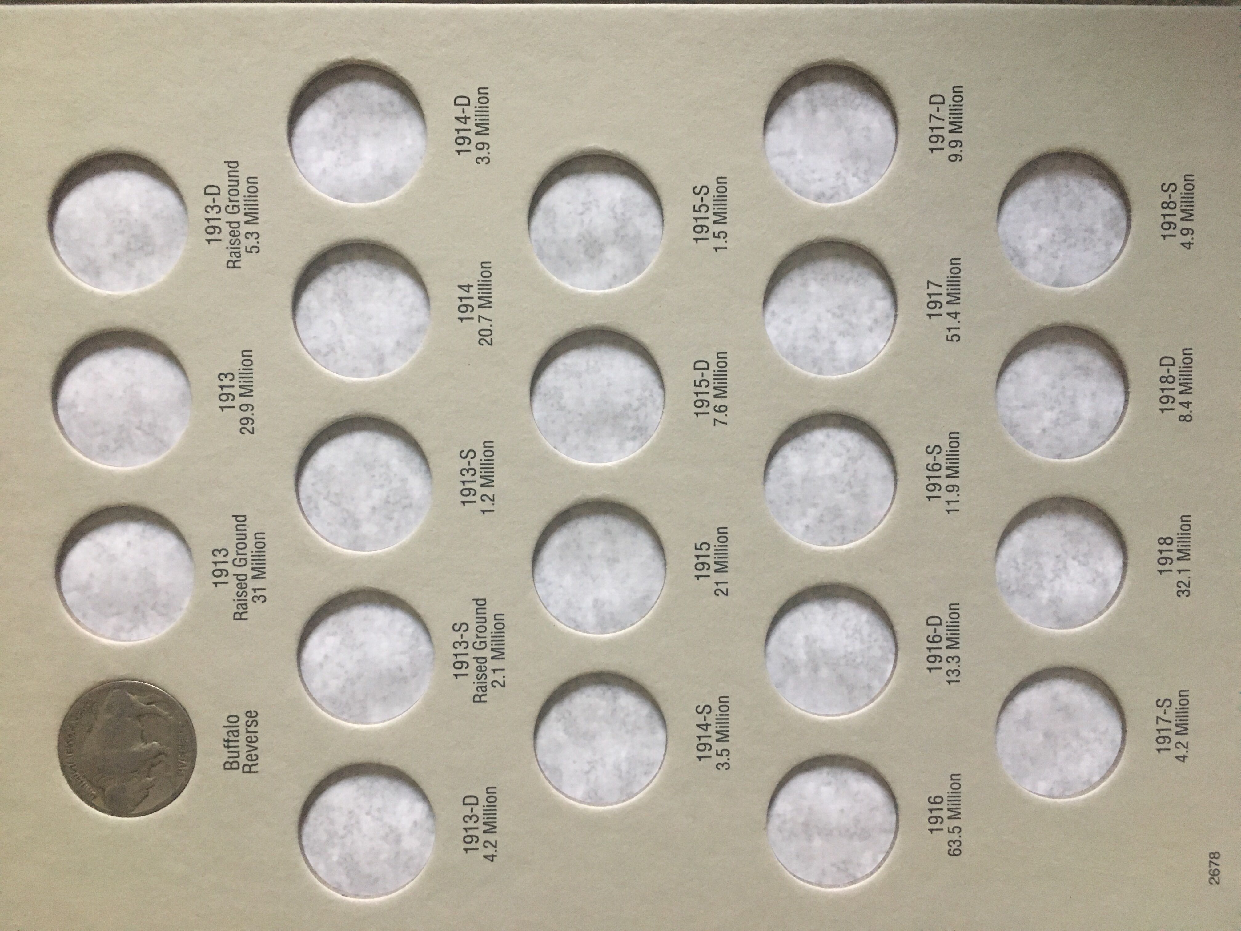 Buffalo Nickel 1913-1938  coin collectible [Barcode 9780937458051] - Main Image 2