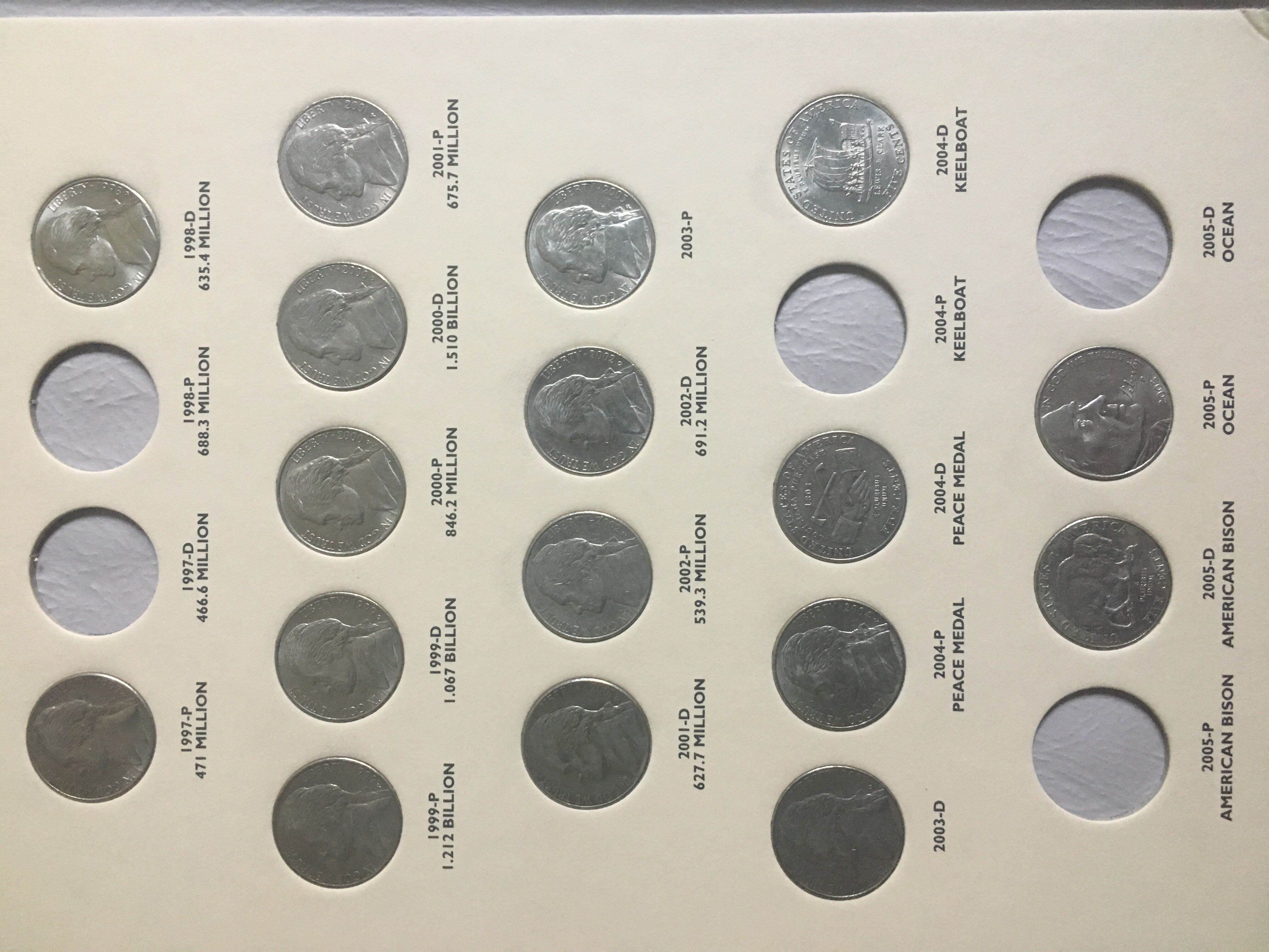 Jefferson Nickels Volume 3 1997-  coin collectible [Barcode 9780964459182] - Main Image 2