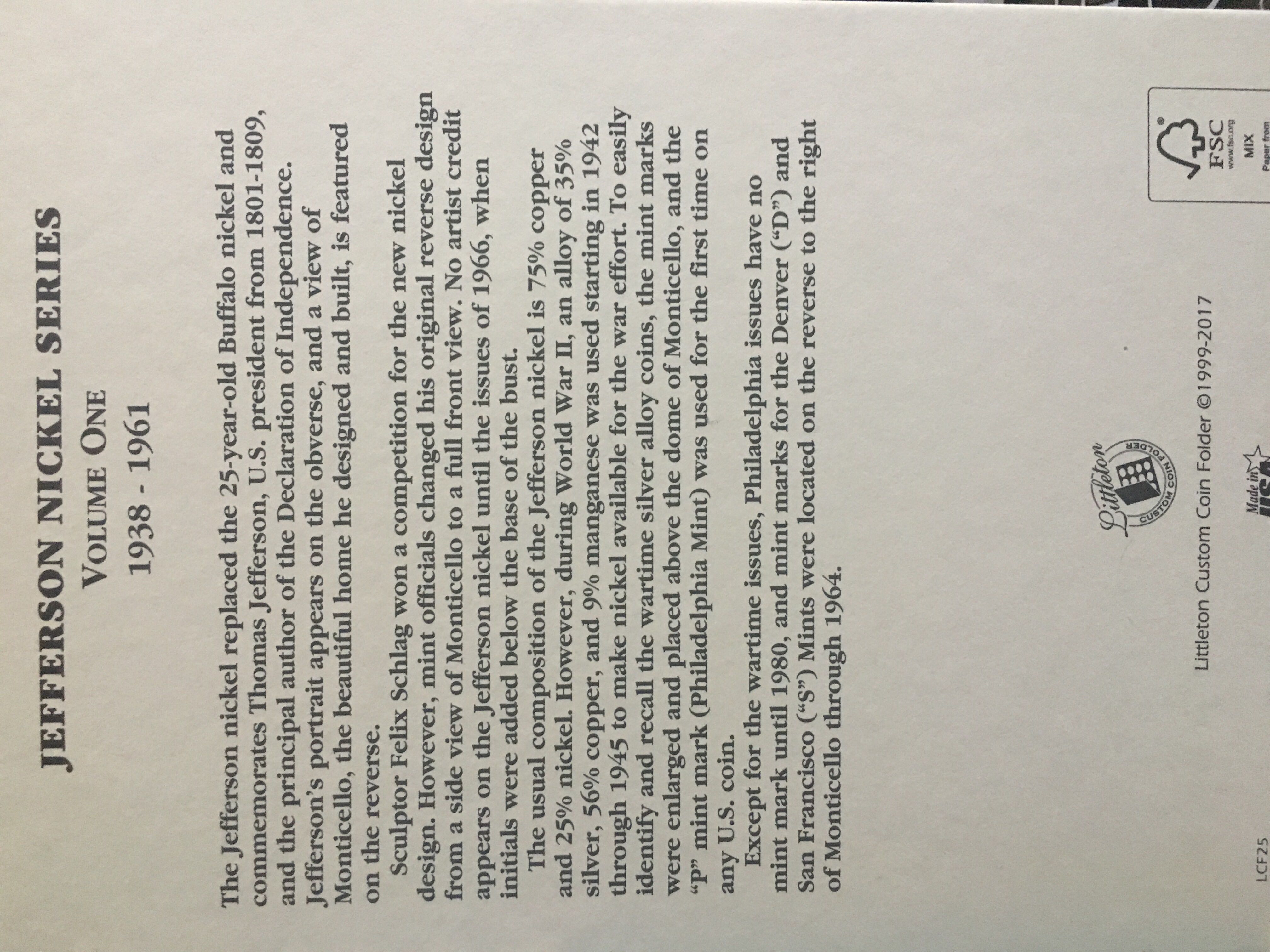 Jefferson Extra  coin collectible - Main Image 2