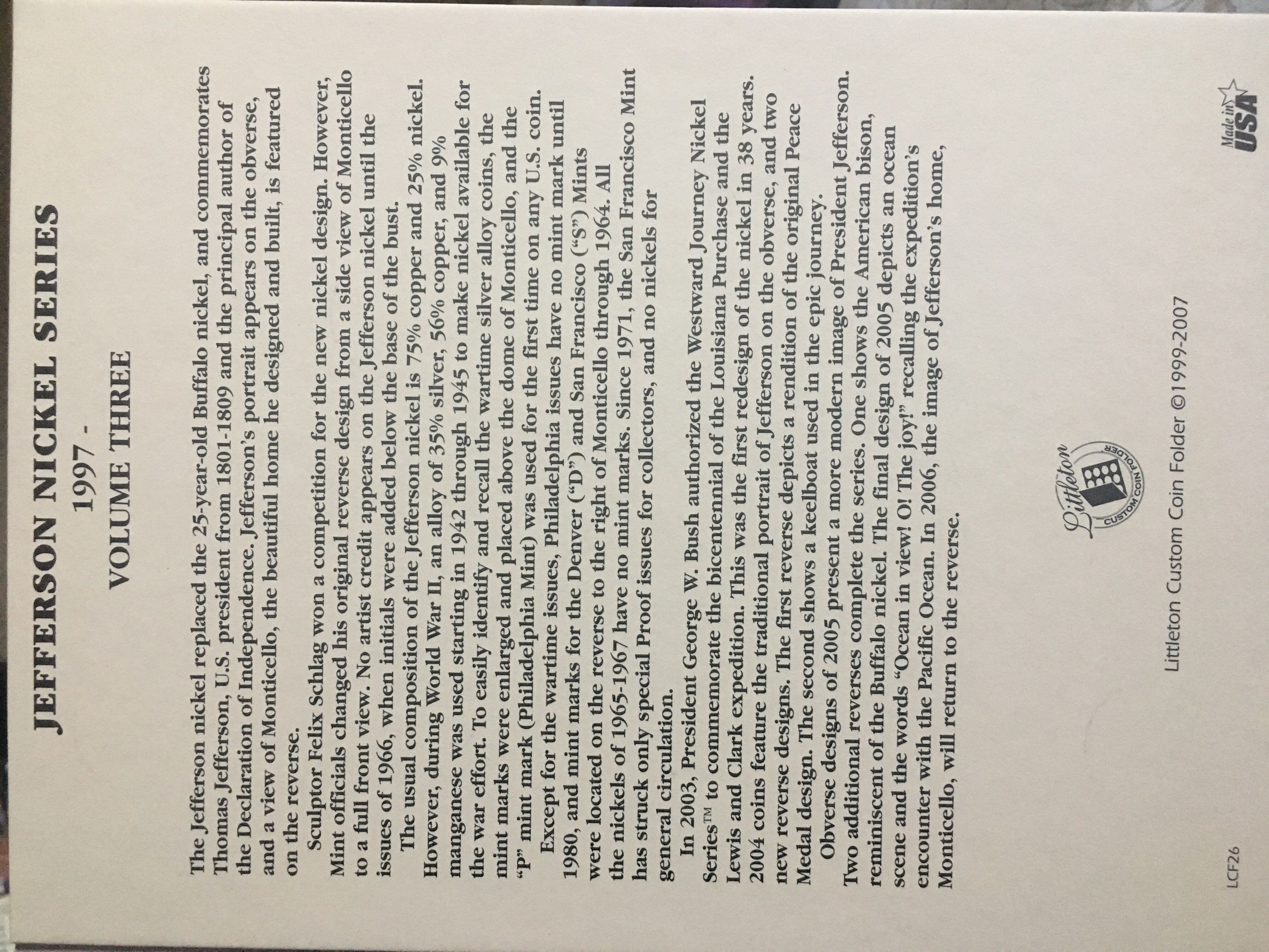 Jefferson Extra  coin collectible - Main Image 4