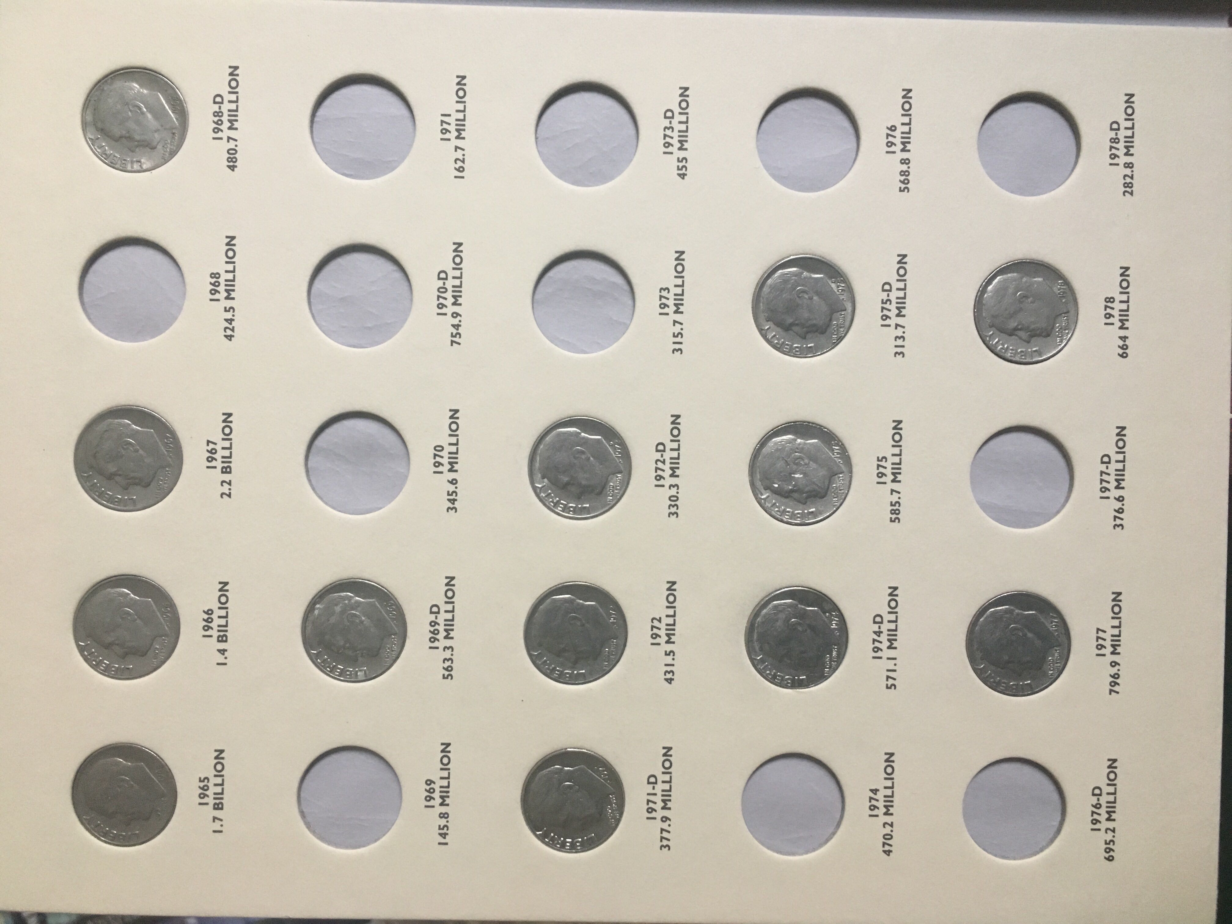 Roosevelt Dimes Volume 2 1965-2003  coin collectible [Barcode 9781930848009] - Main Image 2