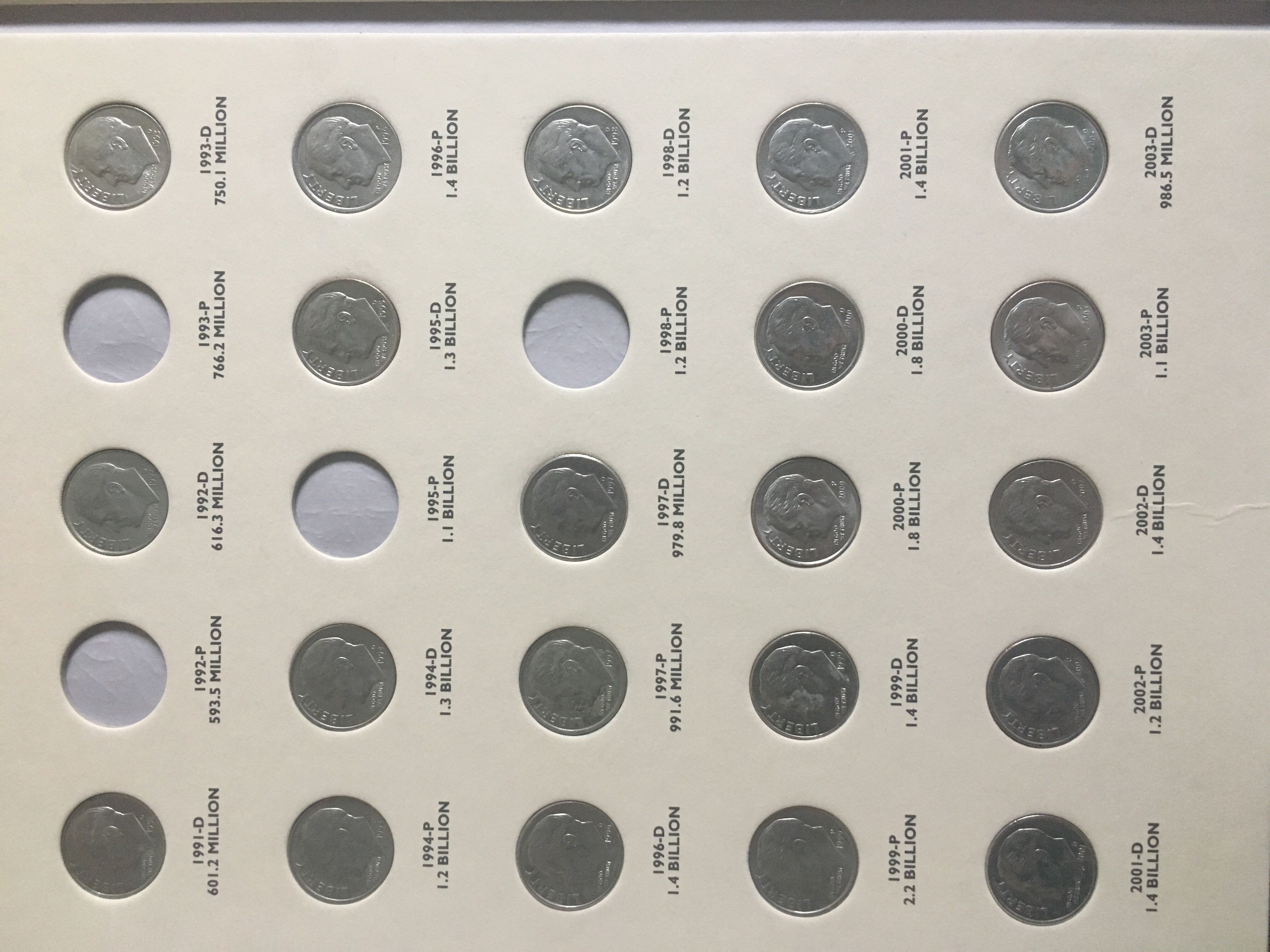 Roosevelt Dimes Volume 2 1965-2003  coin collectible [Barcode 9781930848009] - Main Image 4