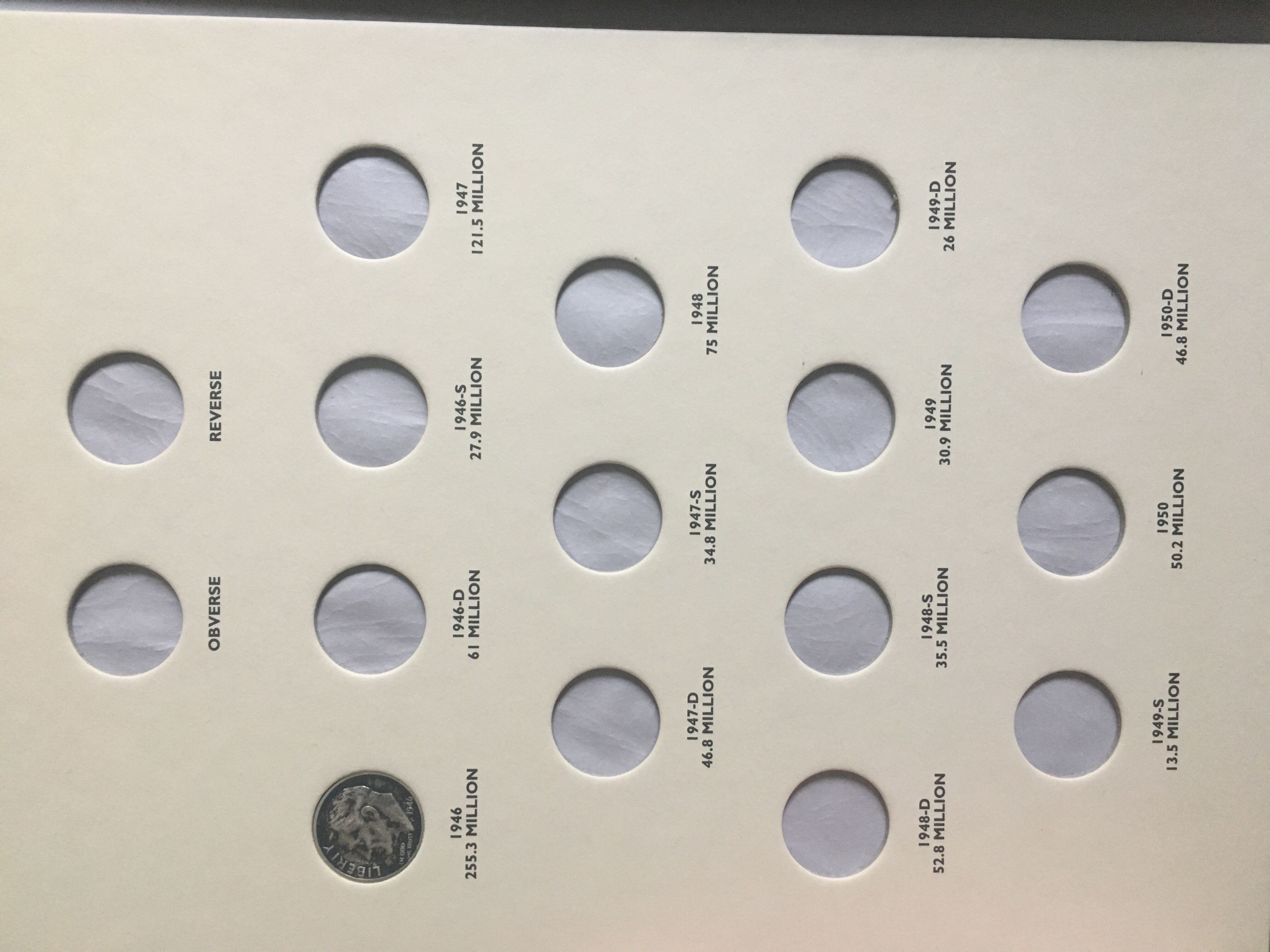 Roosevelt Dimes Volume 1 1946-1964  coin collectible [Barcode 9781930848139] - Main Image 2