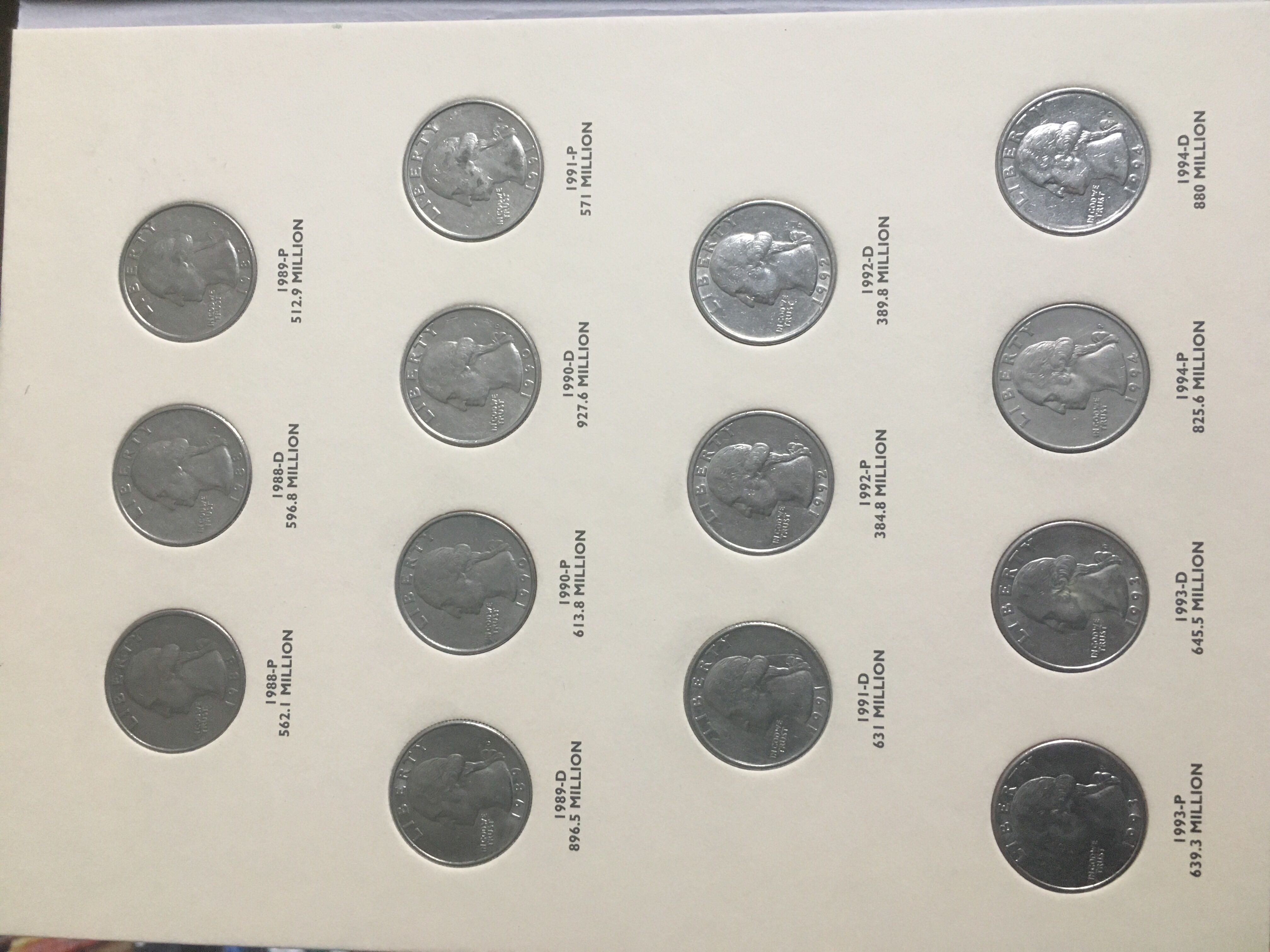 Washington Quarters Volume 4 1988-1998  coin collectible [Barcode 9781930848016] - Main Image 2