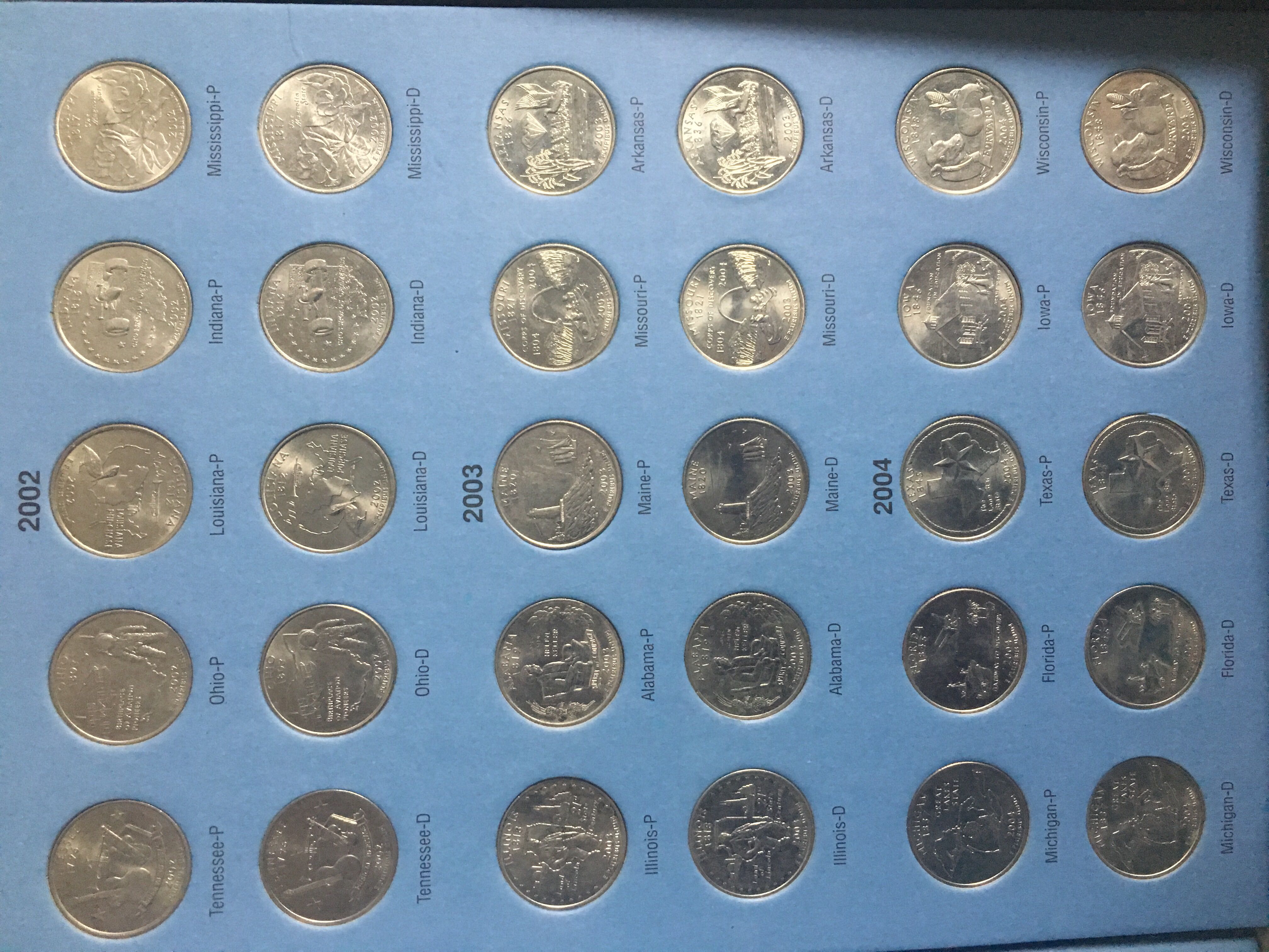 50 State Commemorative Quarter Holder  coin collectible [Barcode 9781582380780] - Main Image 2