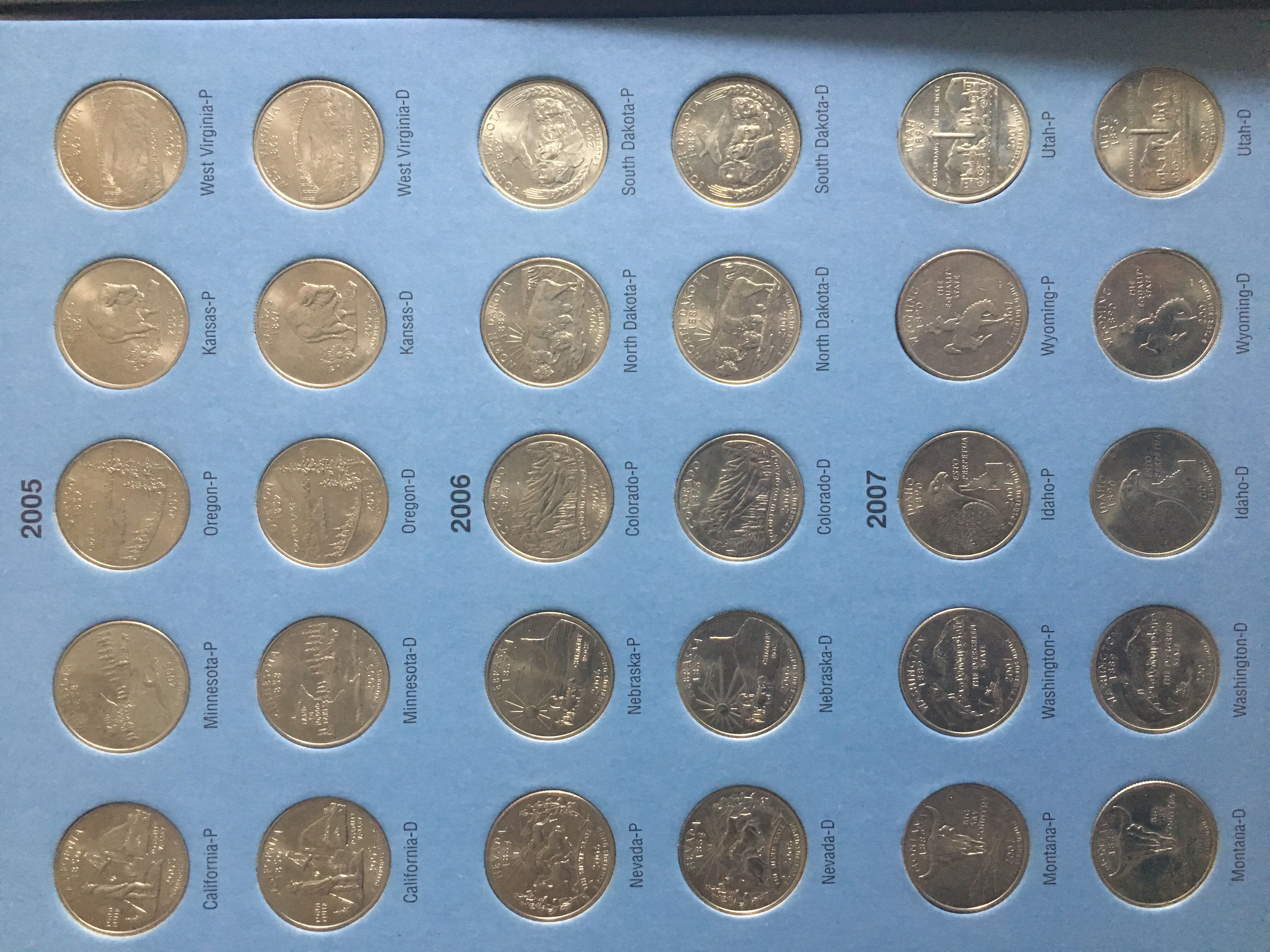 50 State Commemorative Quarter Holder  coin collectible [Barcode 9781582380780] - Main Image 3