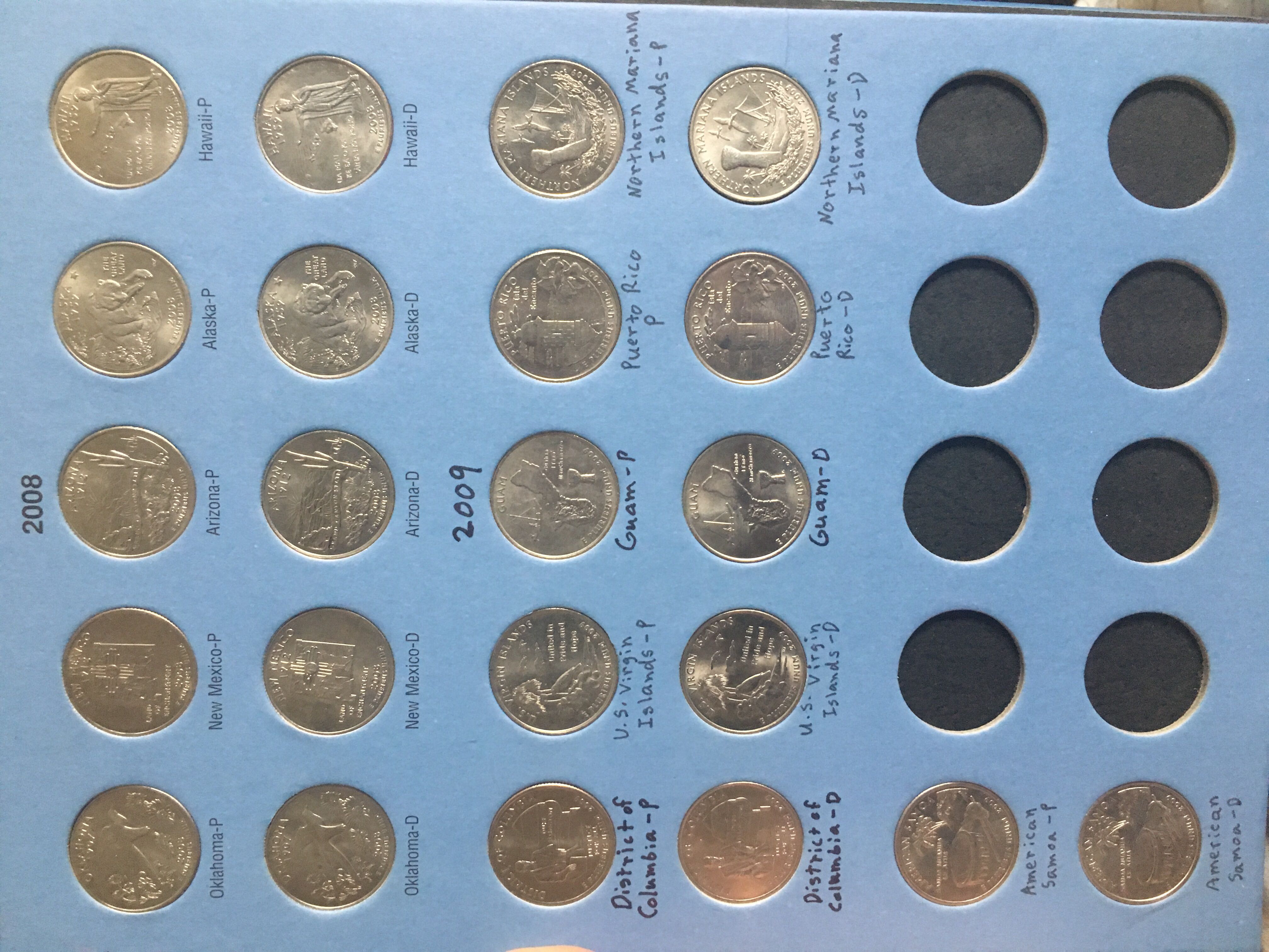 50 State Commemorative Quarter Holder  coin collectible [Barcode 9781582380780] - Main Image 4