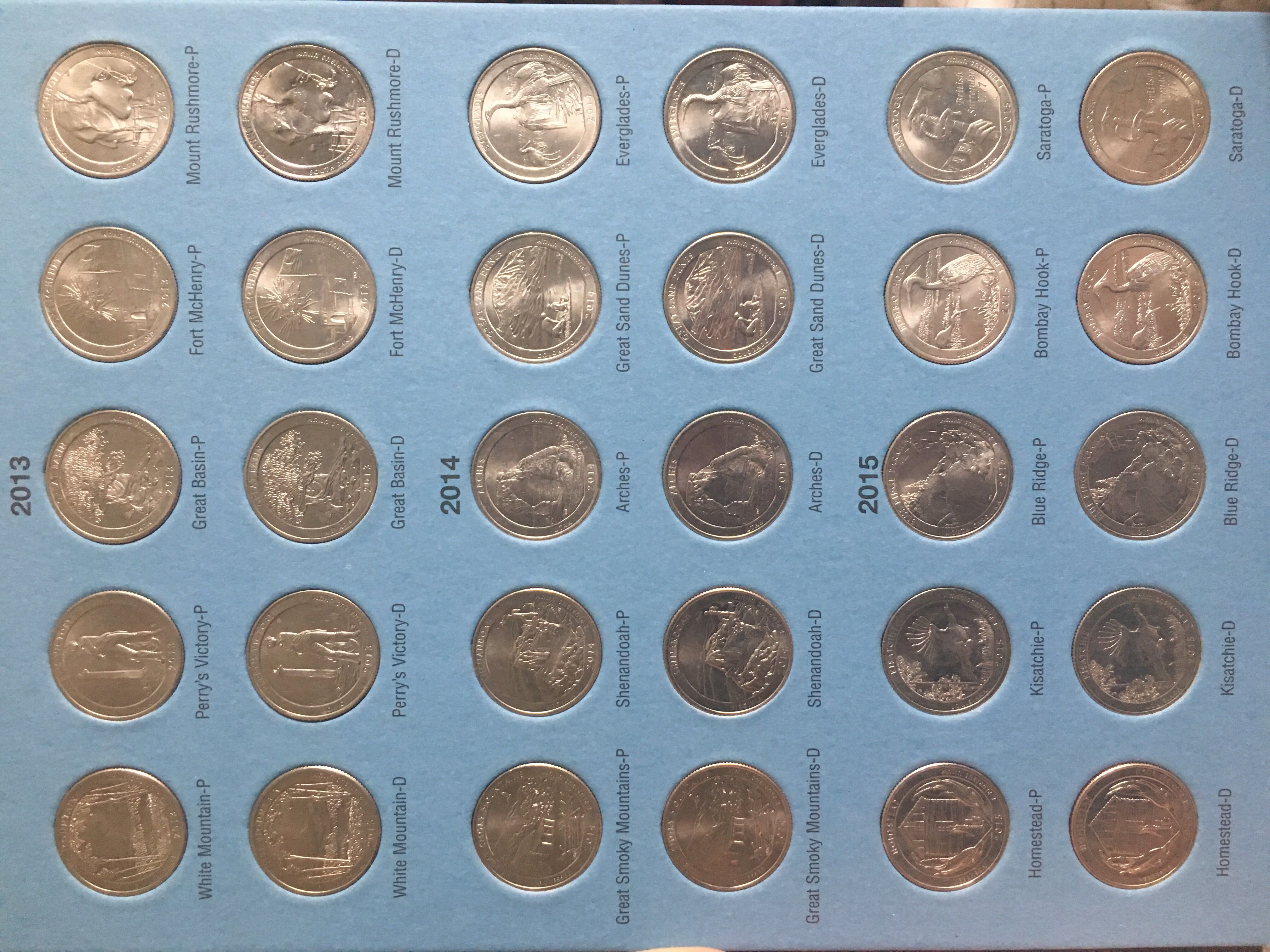 National Park Quarters Folder Deluxe Edition 2010-2021  coin collectible [Barcode 9780794828752] - Main Image 2