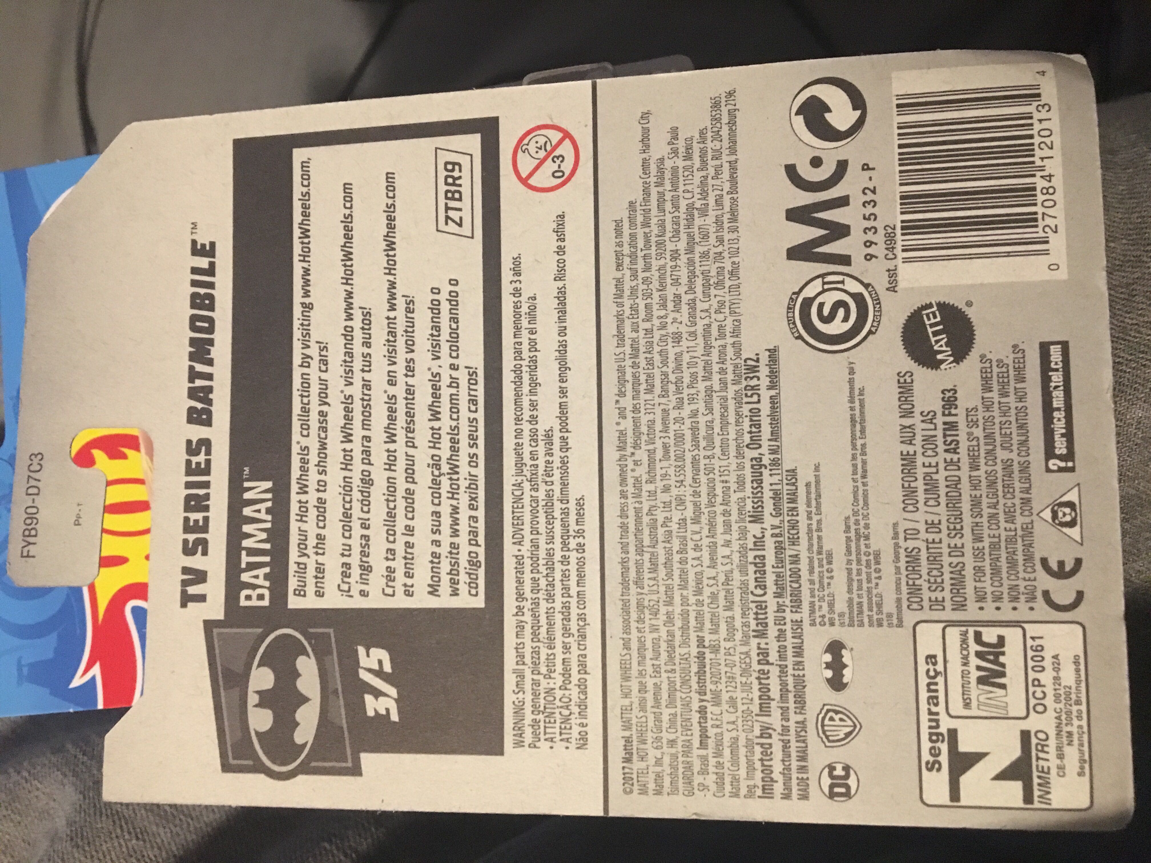 Tv Series Batmobile   coin collectible [Barcode 027084120134] - Main Image 2