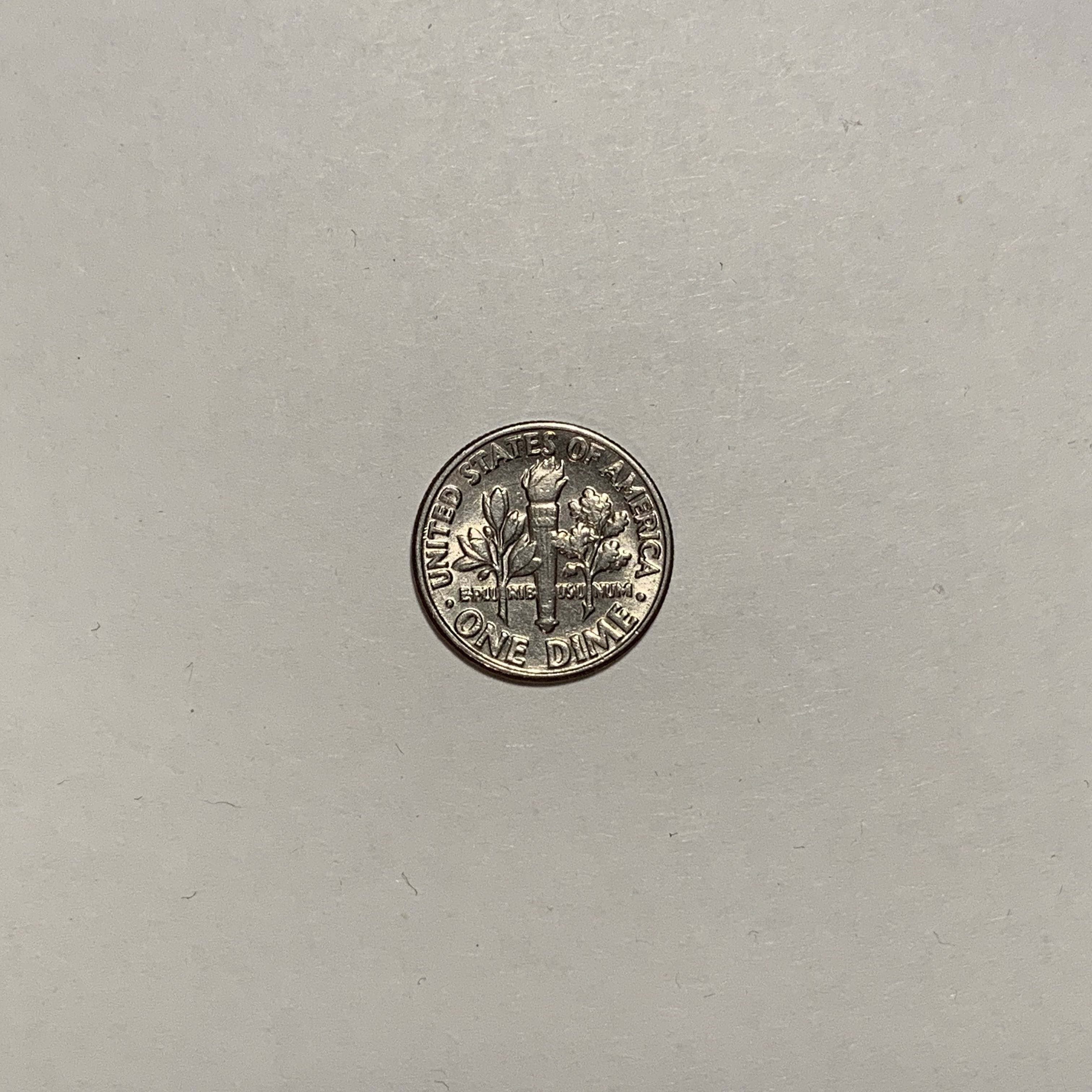 One Dime (D)  coin collectible - Main Image 2