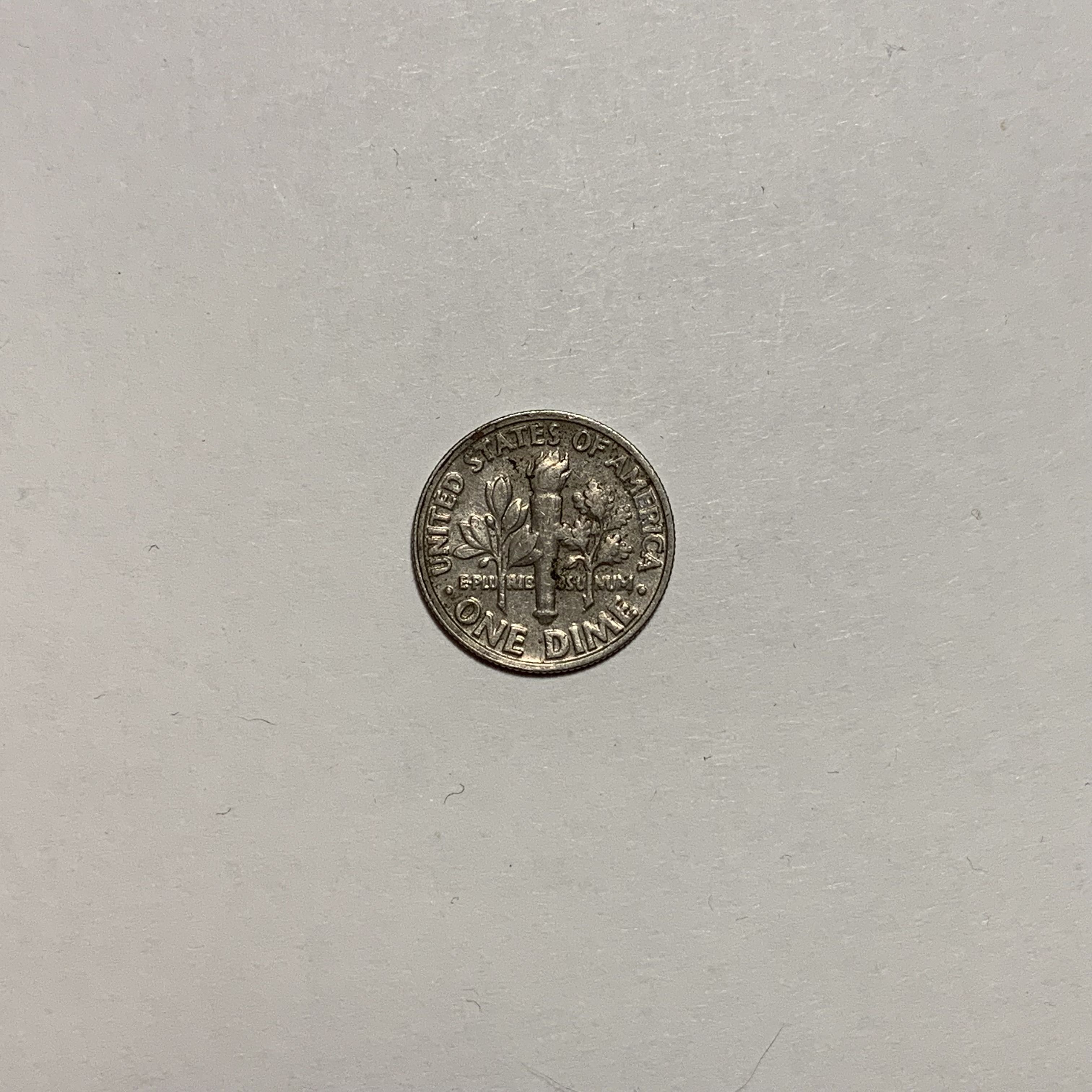 One Dime (P)  coin collectible - Main Image 2