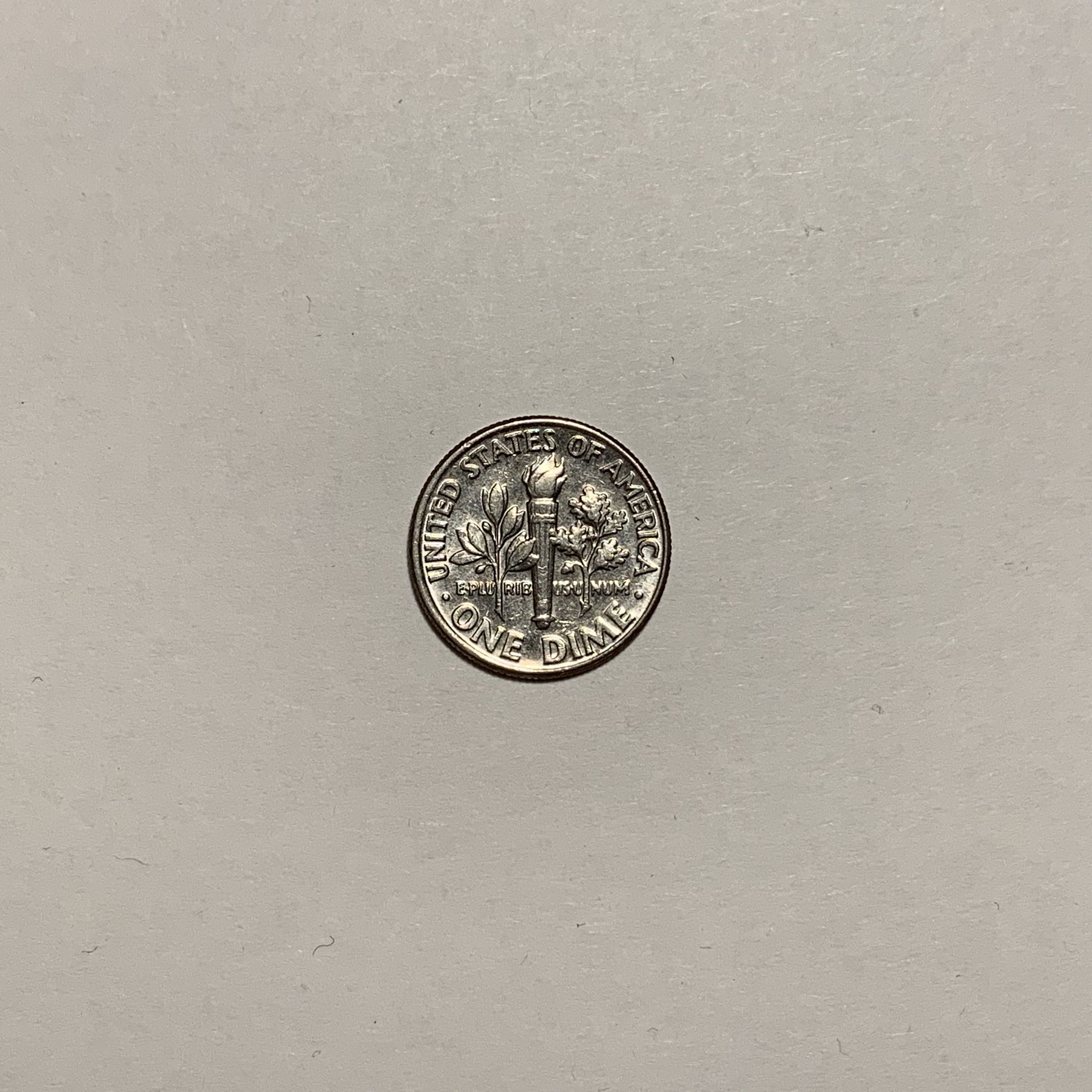 One Dime (D)  coin collectible - Main Image 2