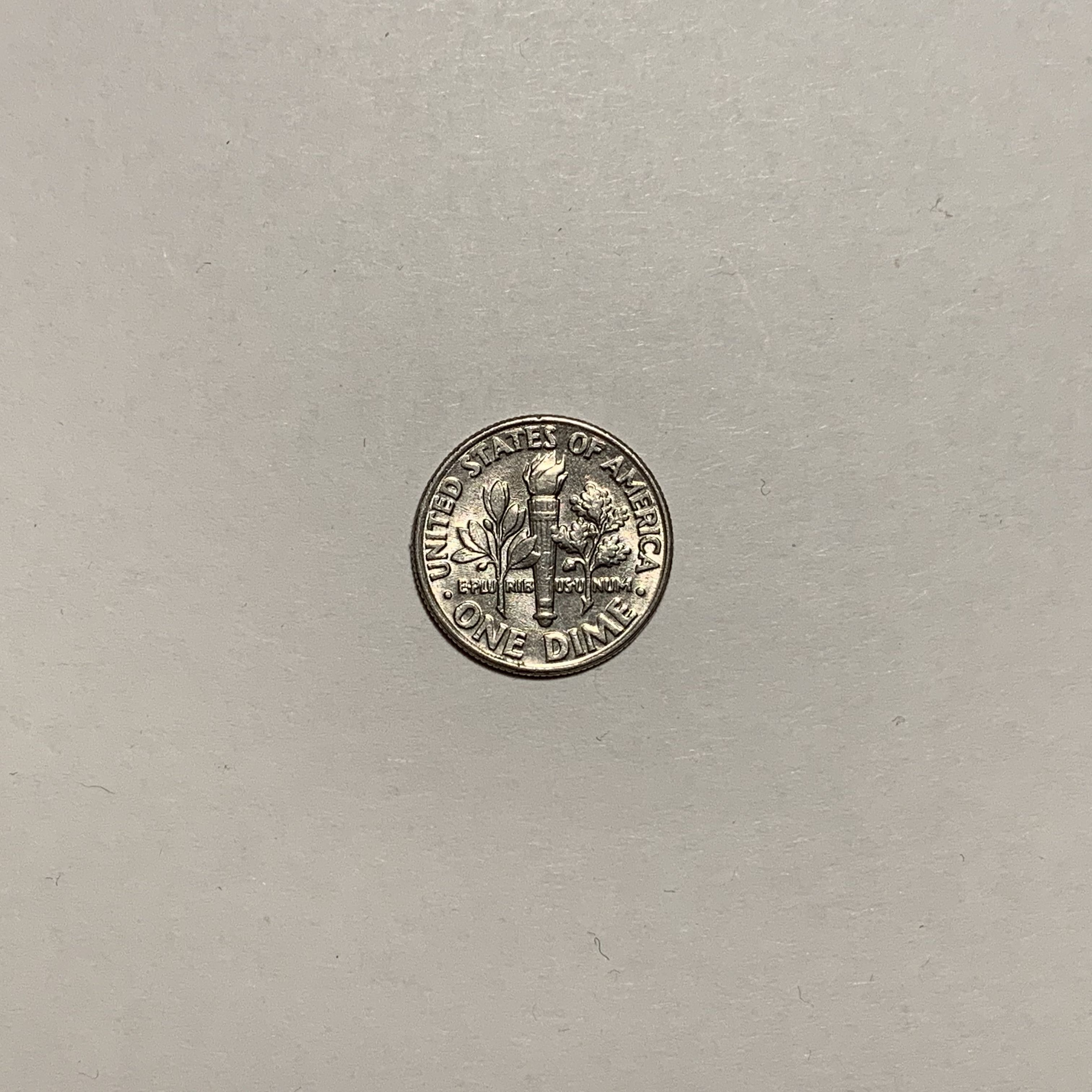 One Dime (D)  coin collectible - Main Image 2