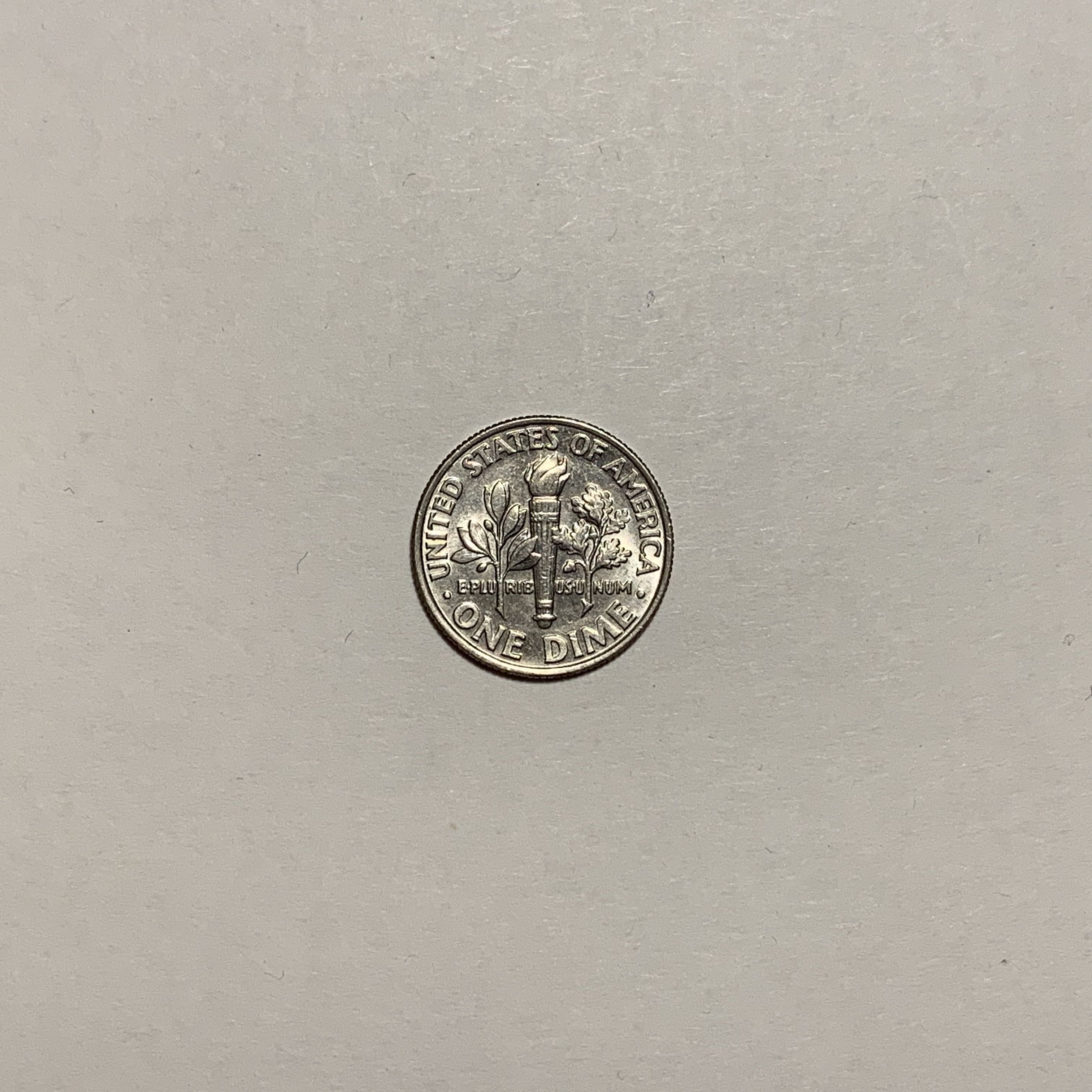 One Dime (D)  coin collectible - Main Image 2