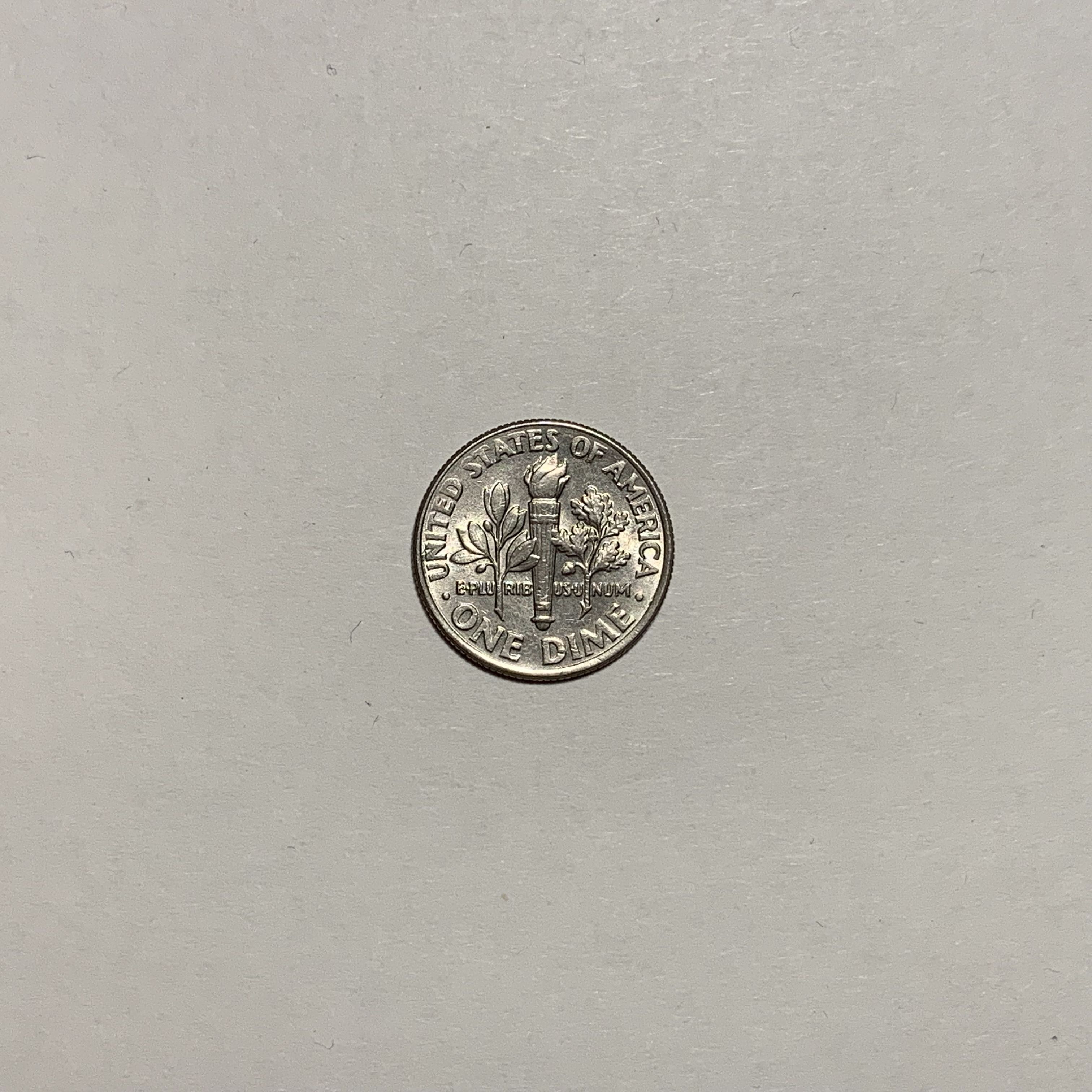 One Dime (D)  coin collectible - Main Image 2