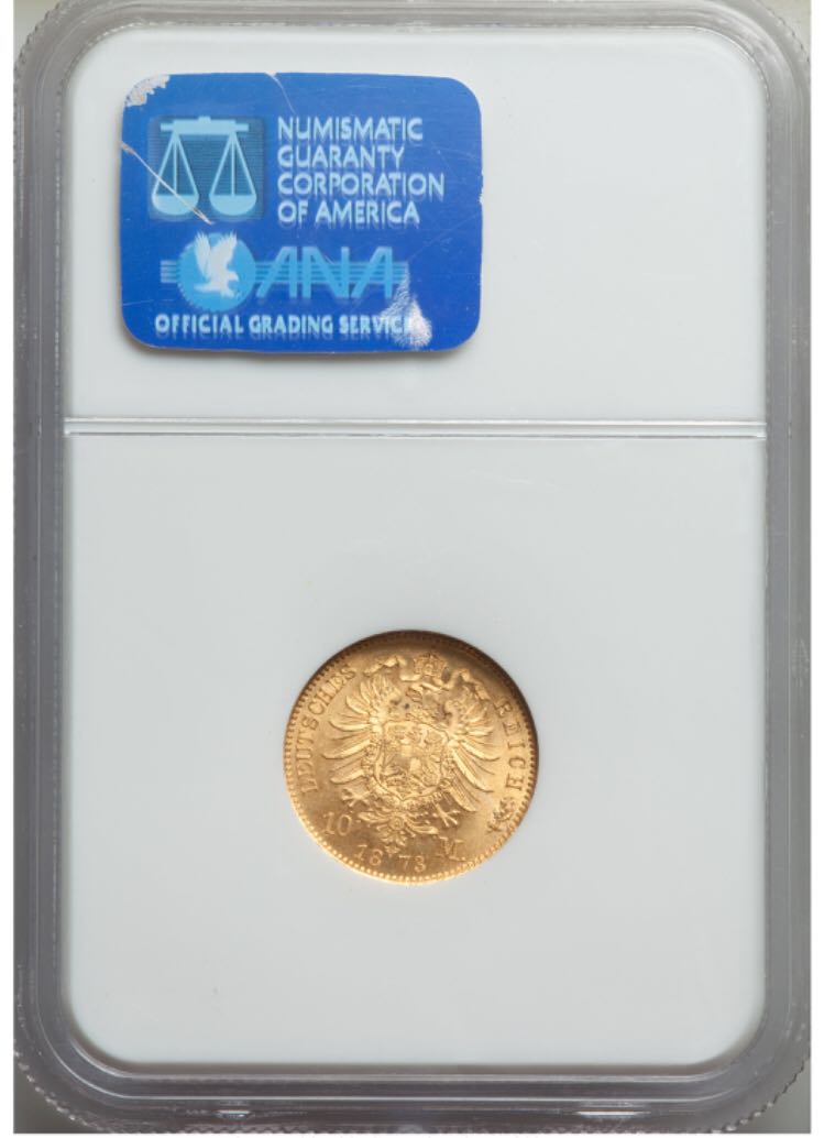 1873A 10 Marks  coin collectible - Main Image 2