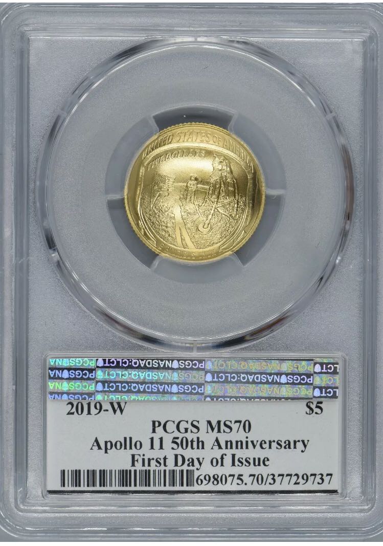 2019 W Apollo 11  coin collectible - Main Image 2