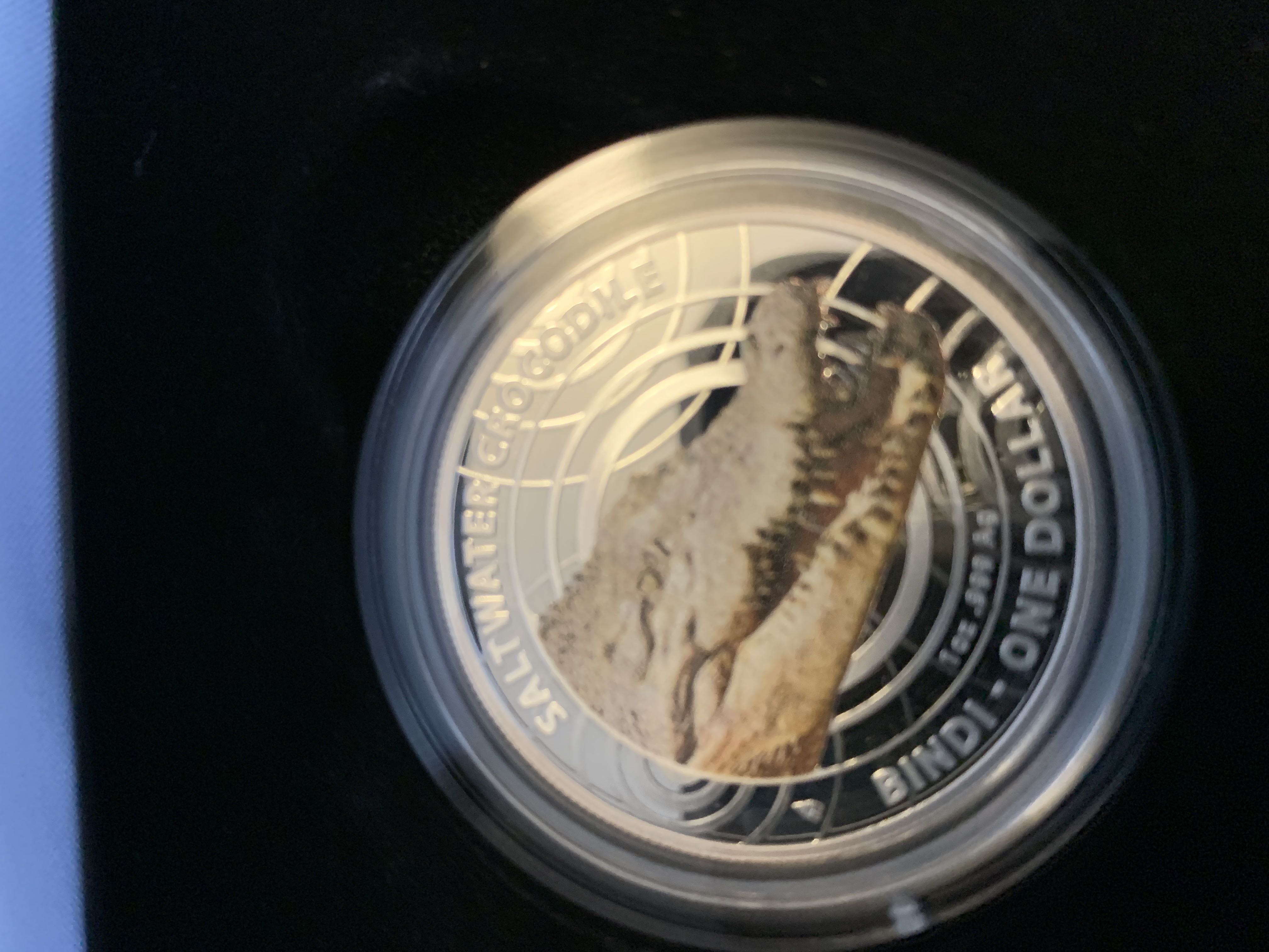 Australian Saltwater Crocodiles   coin collectible [Barcode 9314682101599] - Main Image 2