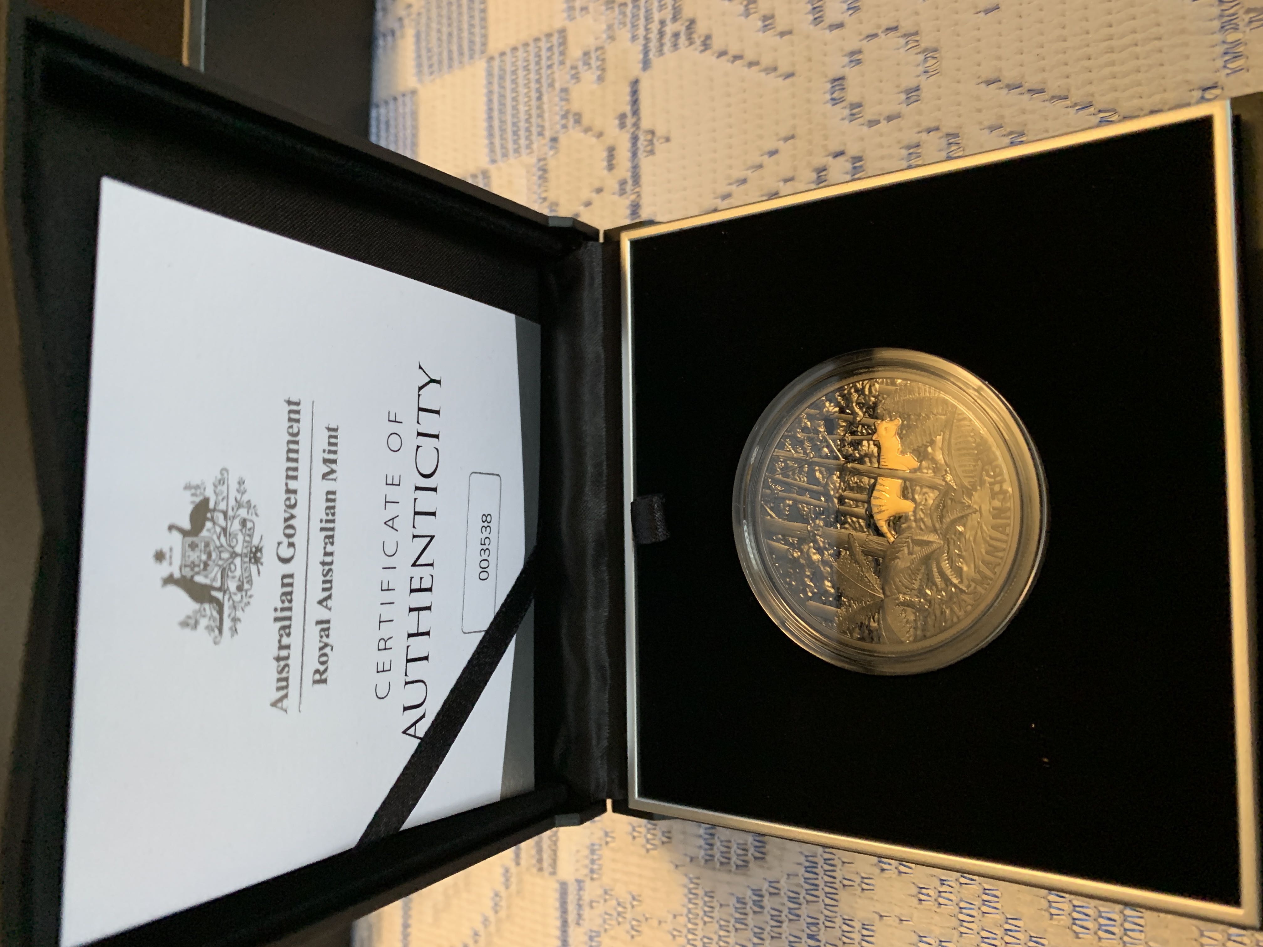 $5 2019 “TASMANIAN TIGER”  coin collectible [Barcode 9314688101678] - Main Image 2