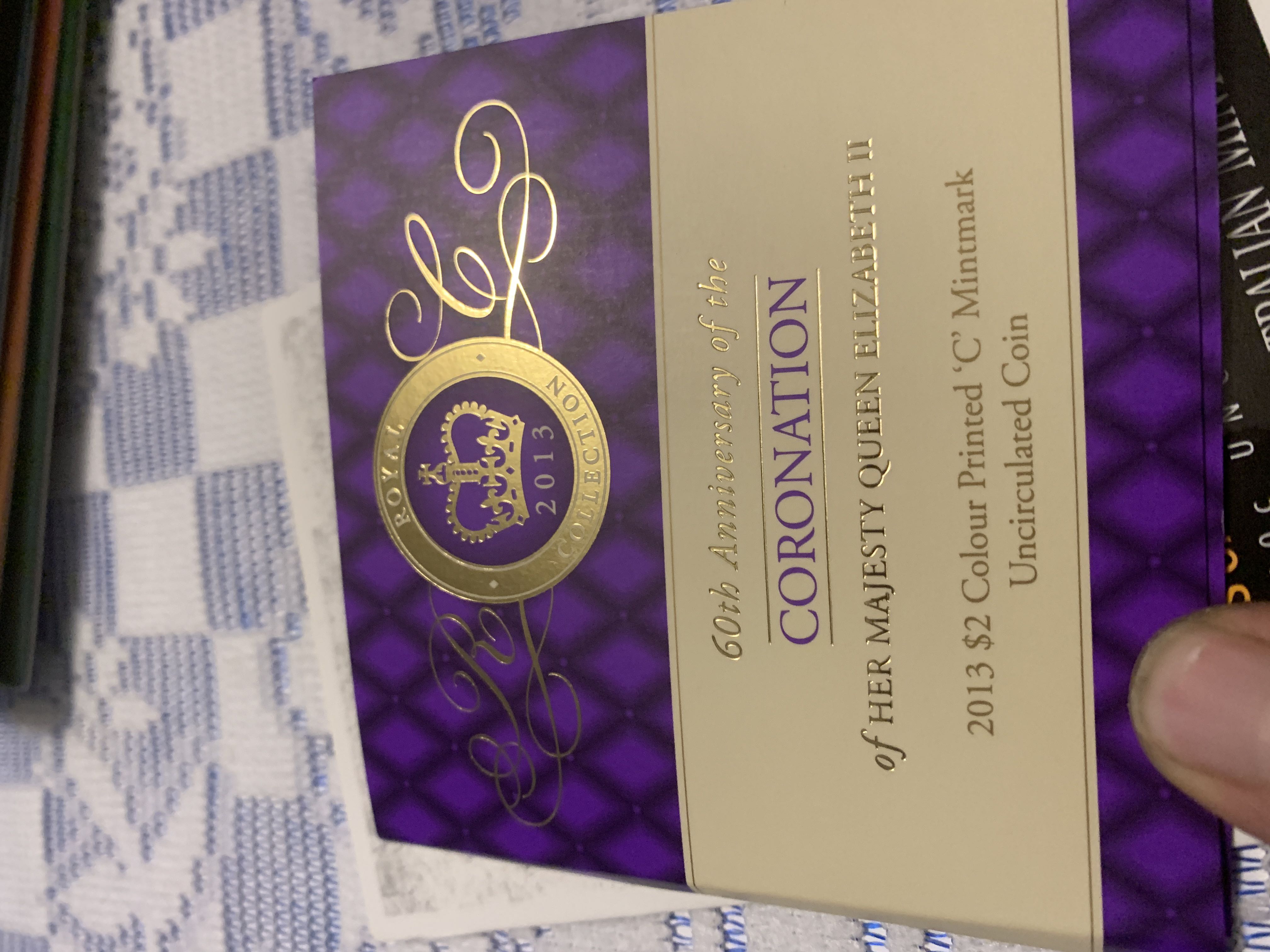 60th Anniversary Of The Coronation Of Her Majesty Queen Elizabeth 2  coin collectible [Barcode 9314683103141] - Main Image 2