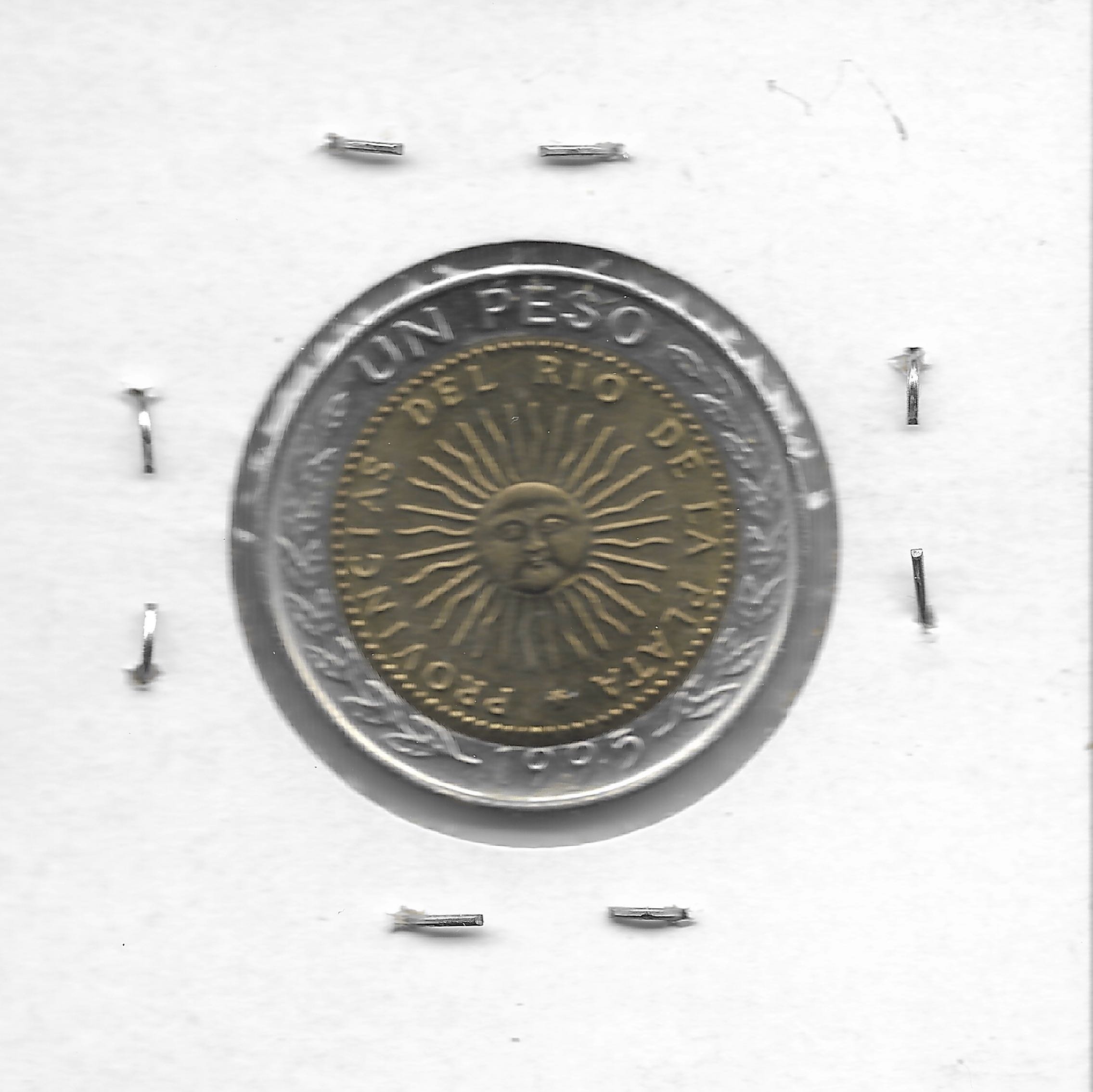 Argentina (1995) - 1 Peso [ARS]  coin collectible - Main Image 2