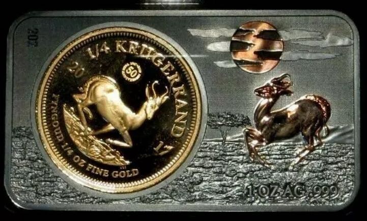 Krugerrand 2017 Premium Set 50th Anniversary Krugerrand 1967-2017 167/500  coin collectible - Main Image 2