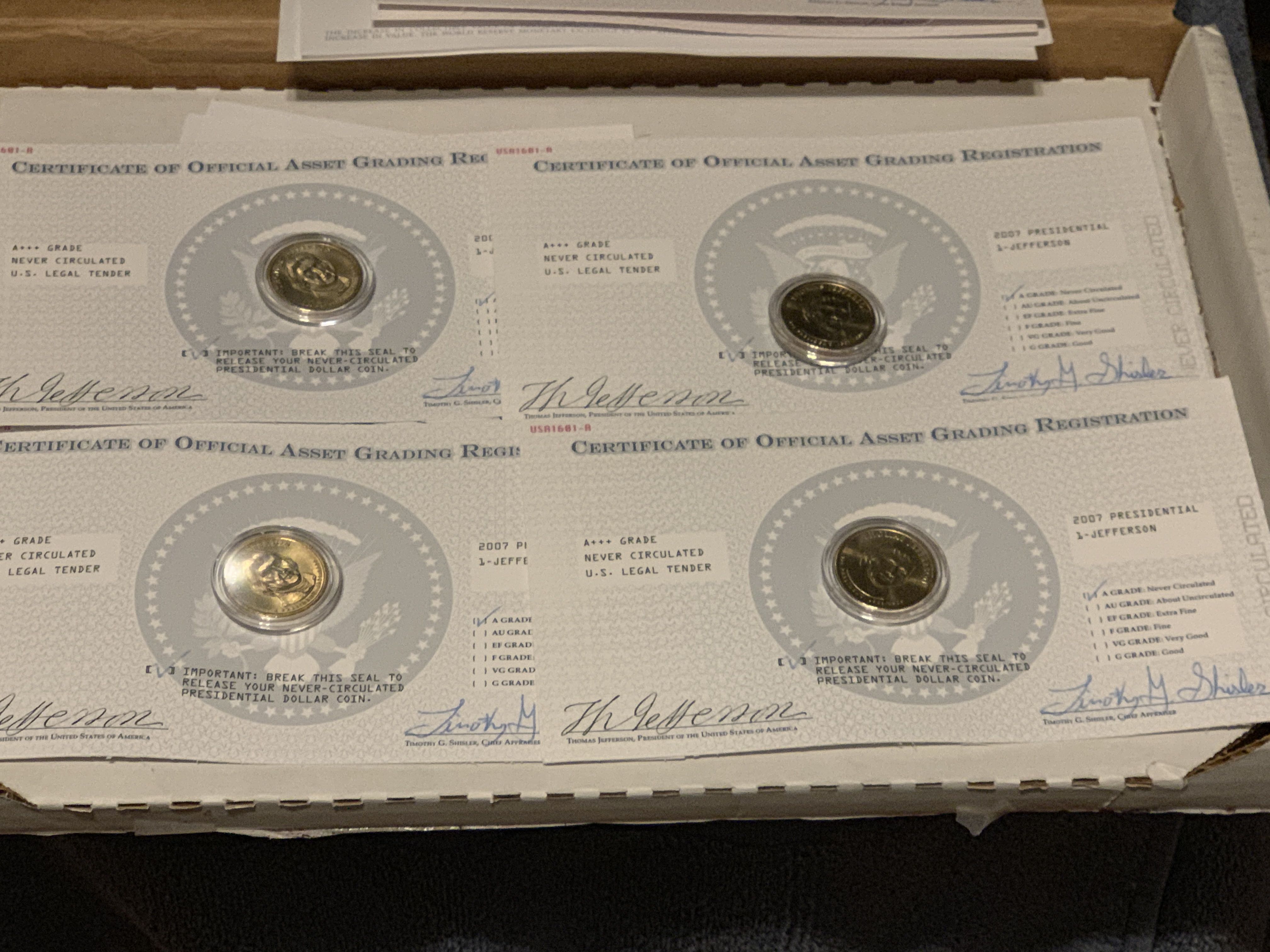 .01 Centavo De Dólar