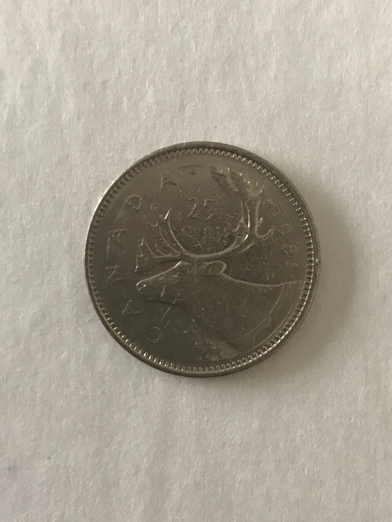 Canada 25 Cents 1982  coin collectible - Main Image 2
