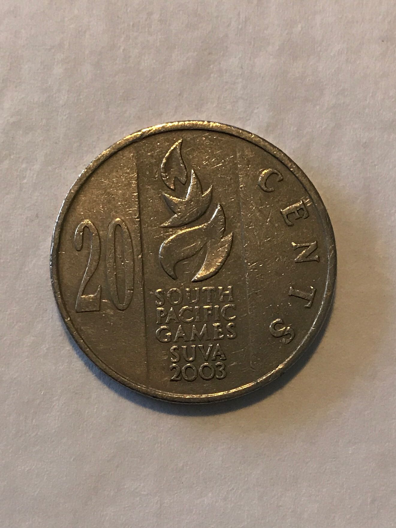 Fiji 20 Cents  coin collectible - Main Image 3