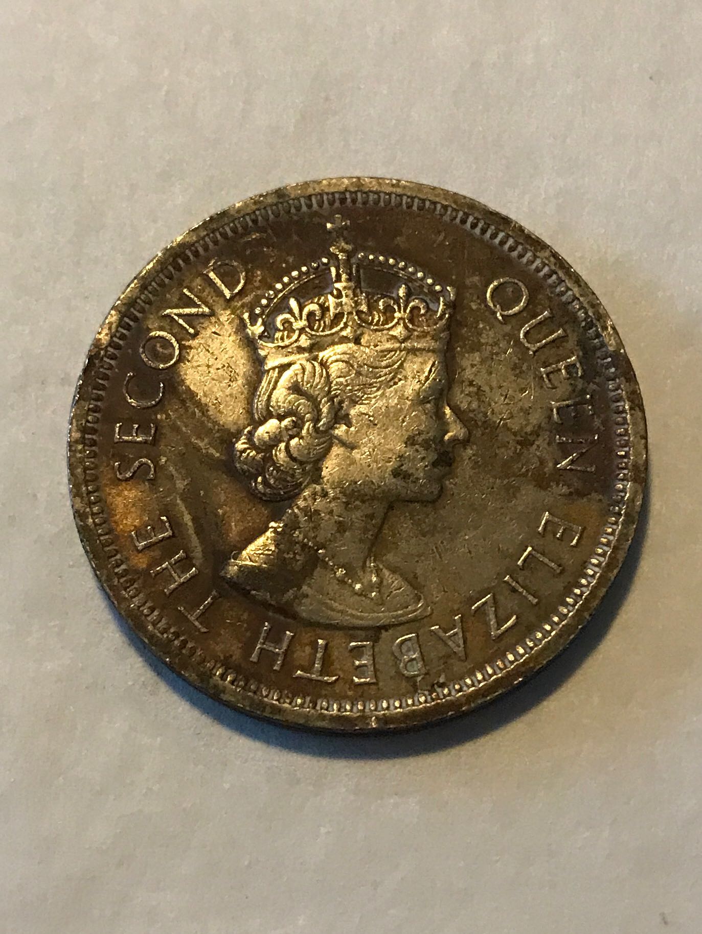 Foreign - One Dollar 1960 Hong Kong  coin collectible - Main Image 2