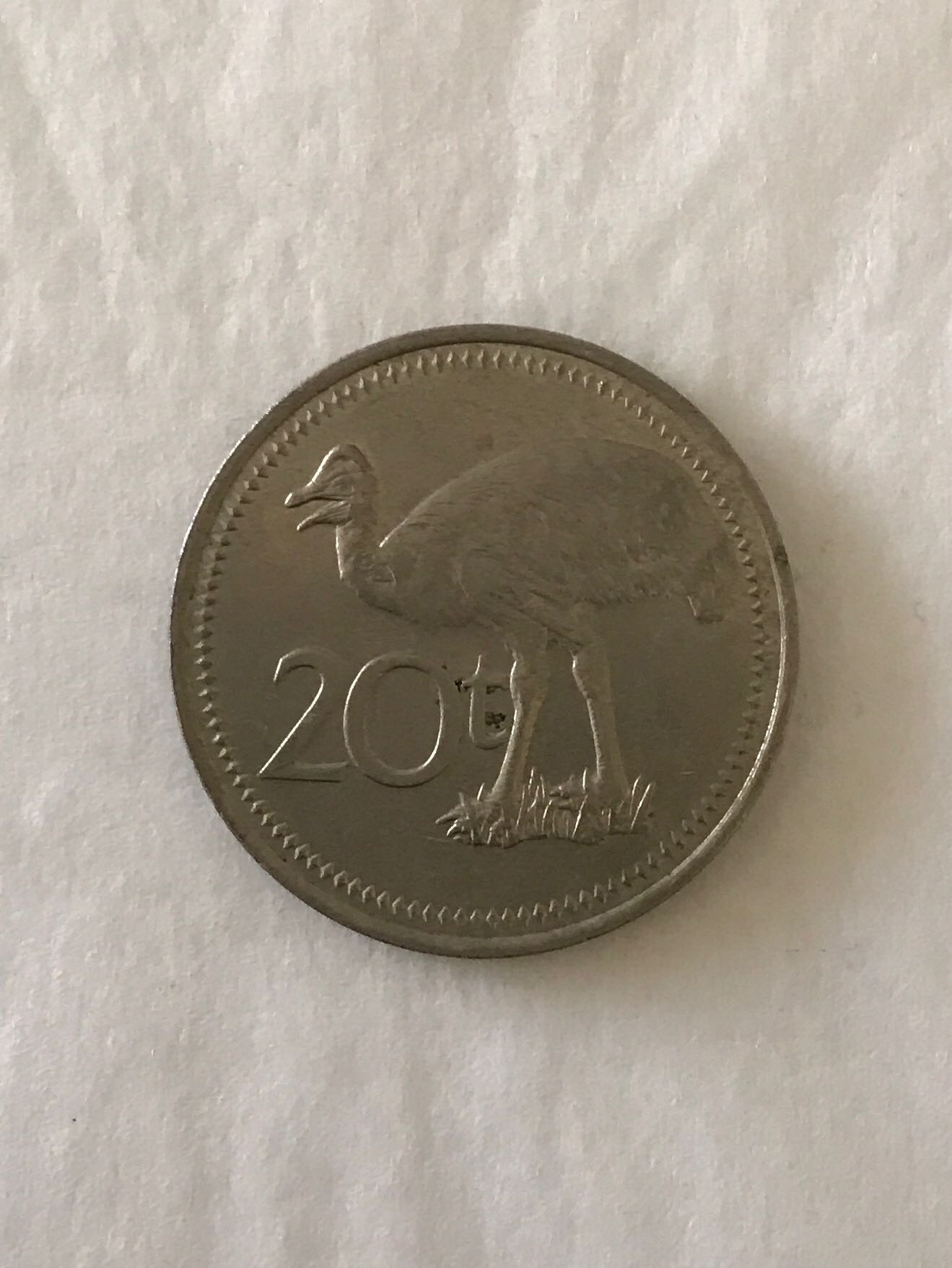Papua New Guinea 20 Toea   coin collectible - Main Image 3