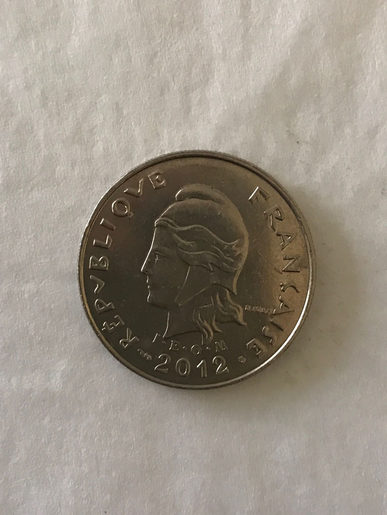 New Caledonia 10 Francs  coin collectible - Main Image 2