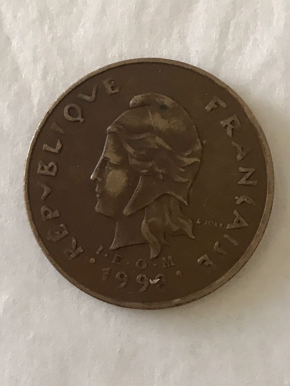 New Caledonia 100 Francs  coin collectible - Main Image 2