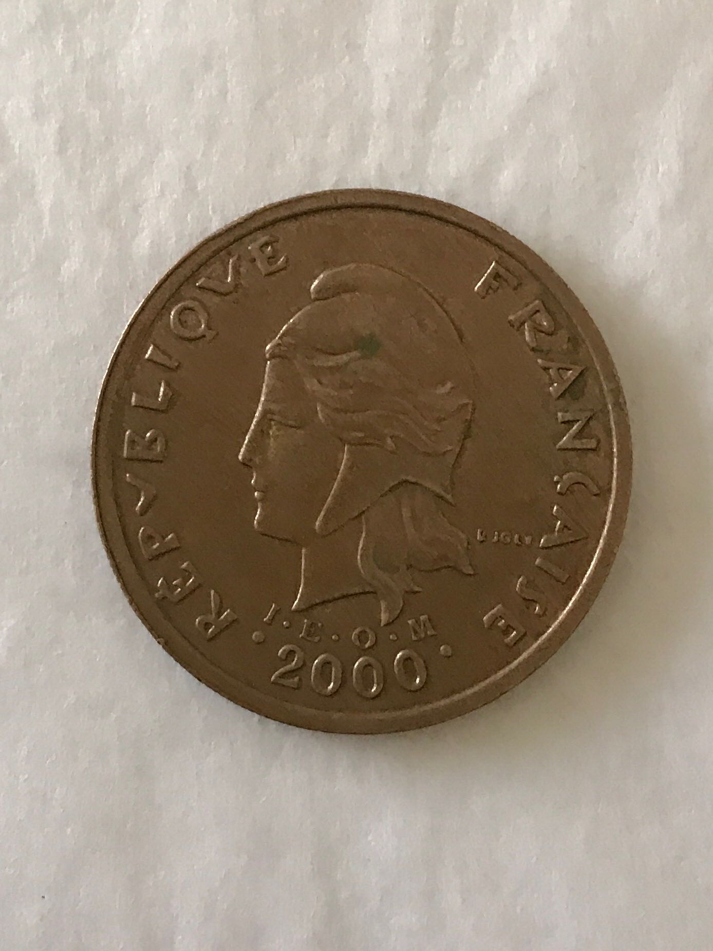 New Caledonia 100 Francs  coin collectible - Main Image 2