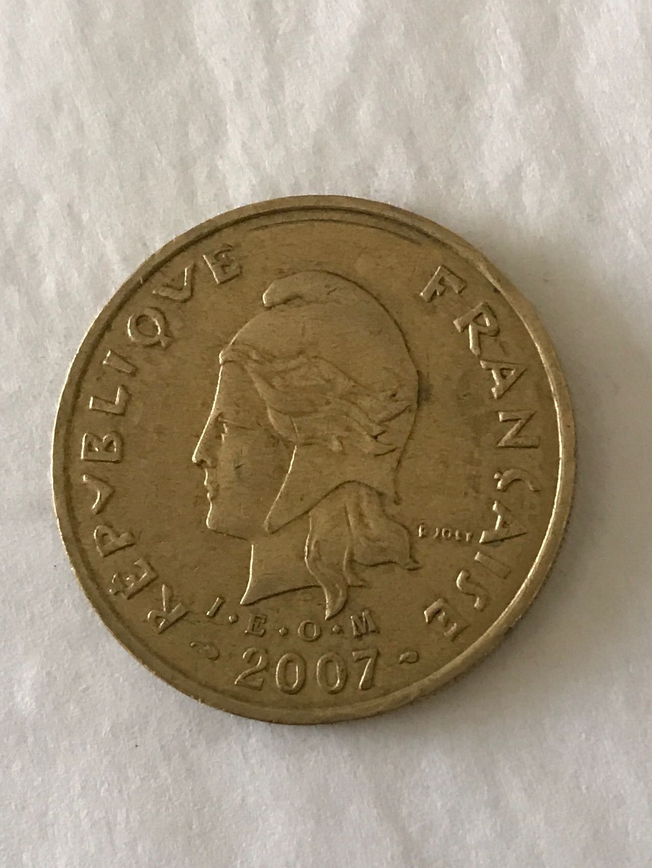 New Caledonia 100 Francs  coin collectible - Main Image 2