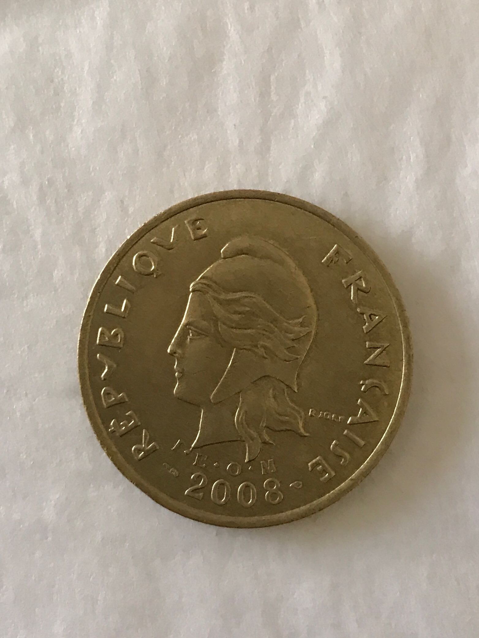 New Caledonia 100 Francs  coin collectible - Main Image 2