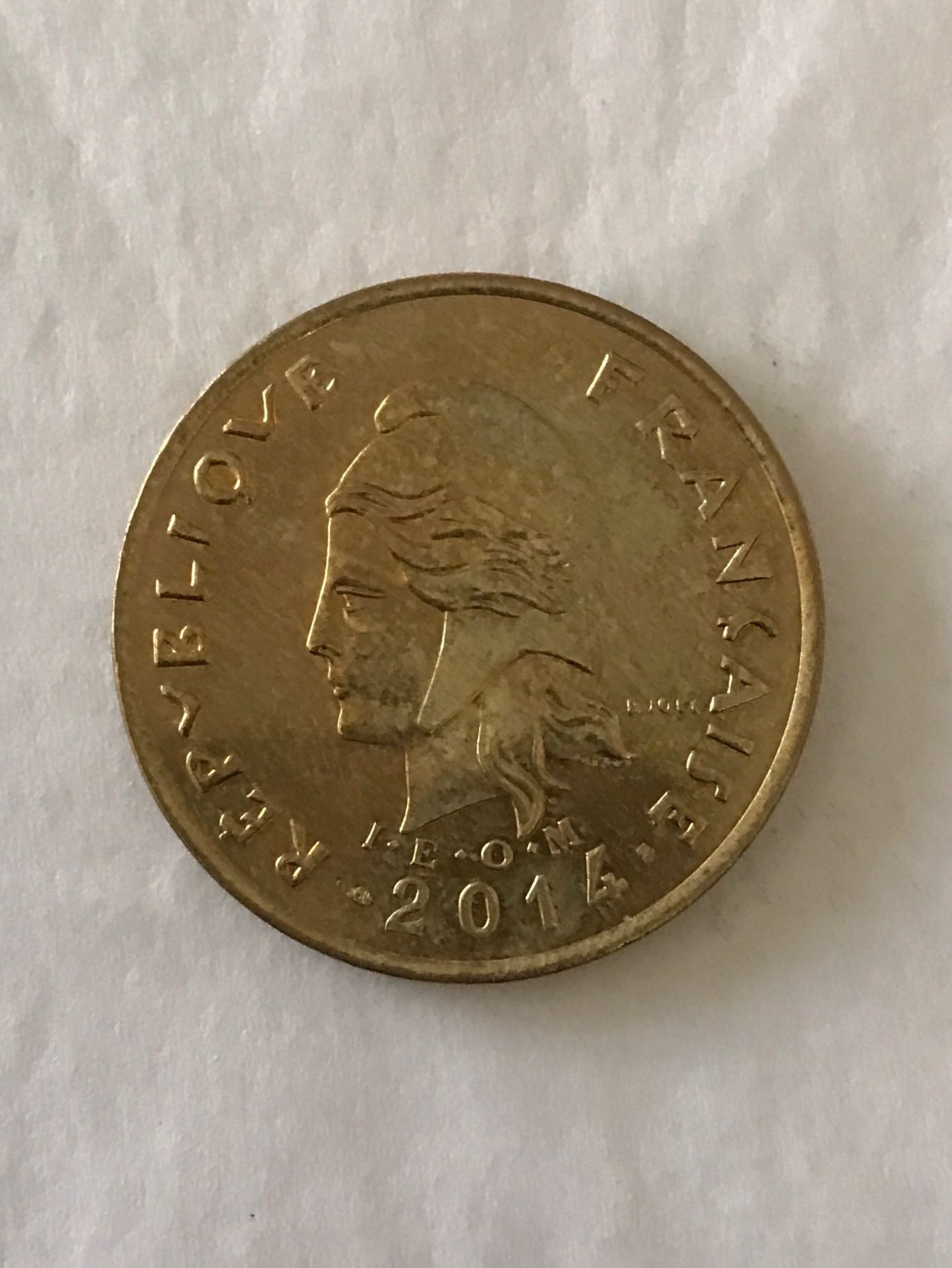 New Caledonia 100 Francs  coin collectible - Main Image 2