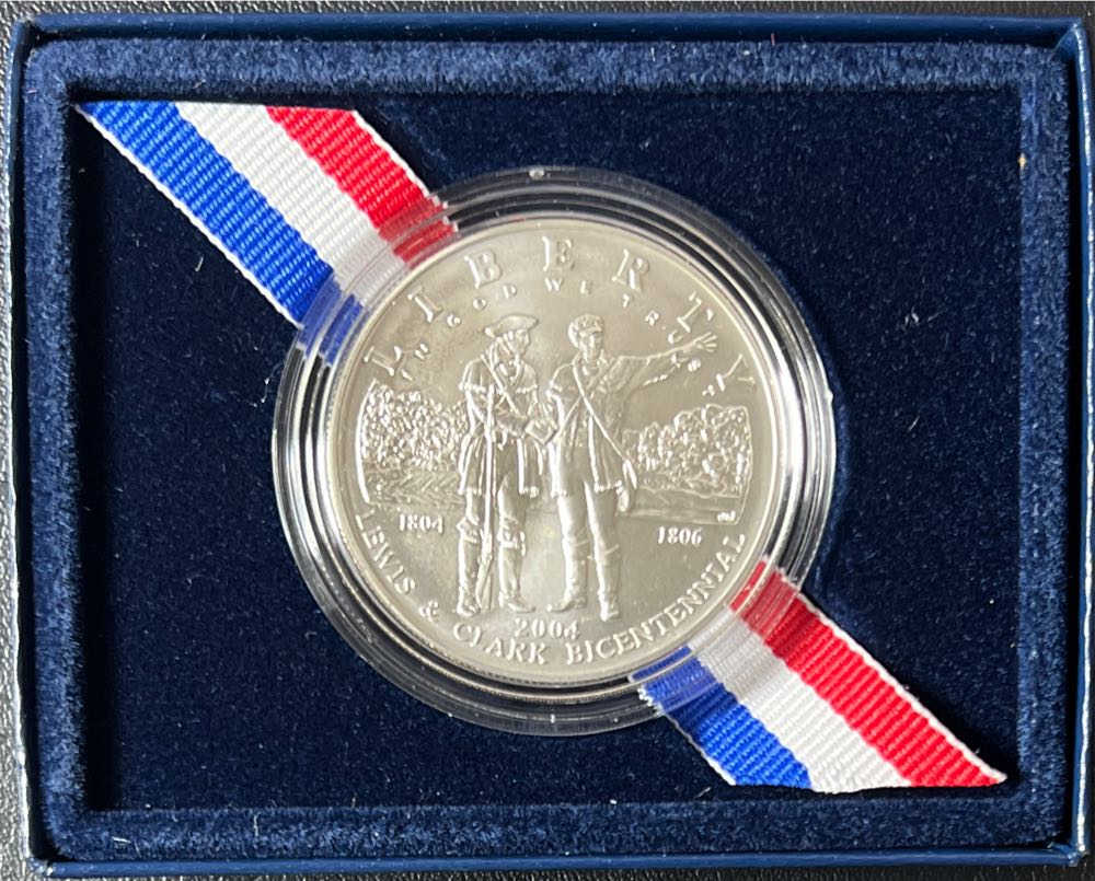 2004 Lewis & Clark Bicentennial Silver Dollar  coin collectible - Main Image 2