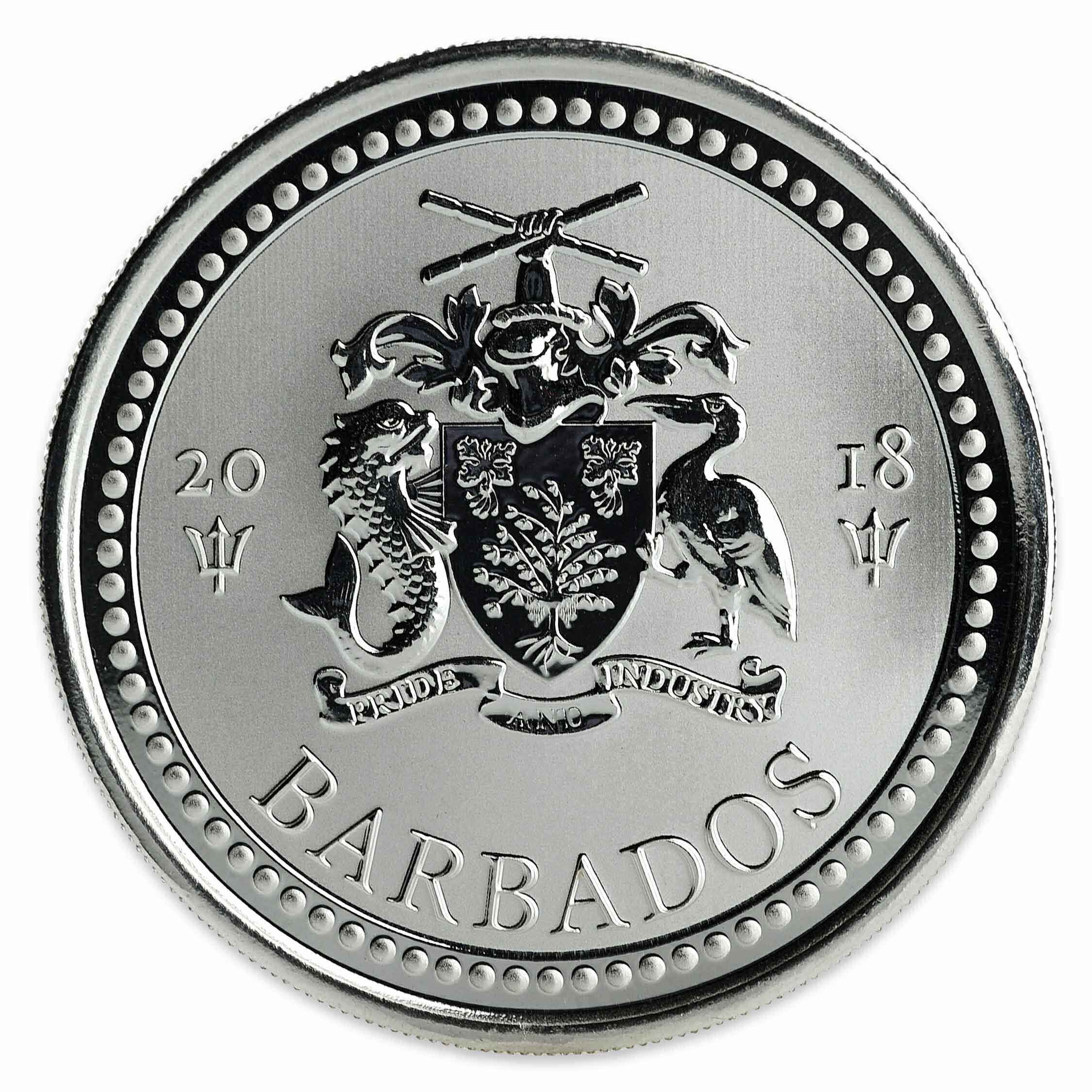 Barbados Trident - #28  coin collectible - Main Image 2