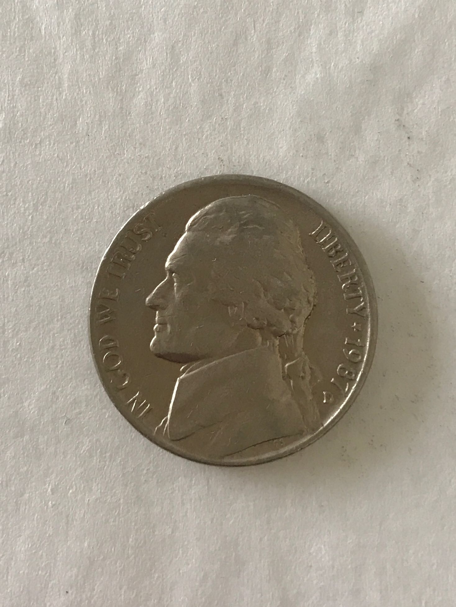 USA Five Cents  coin collectible - Main Image 2