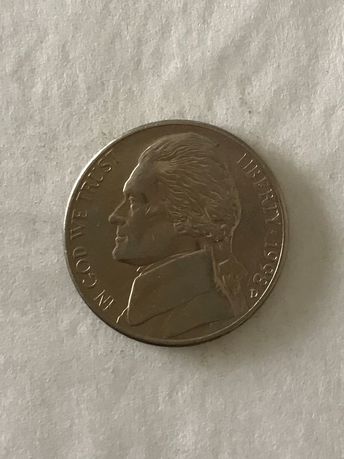 USA Five Cents  coin collectible - Main Image 2
