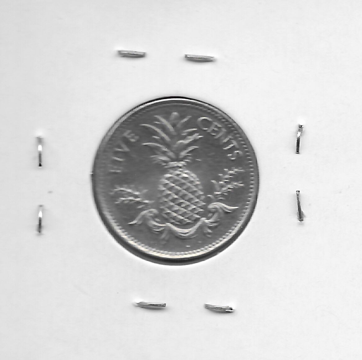 Bahamas (1992) - 5 Cents [BSD]  coin collectible - Main Image 2