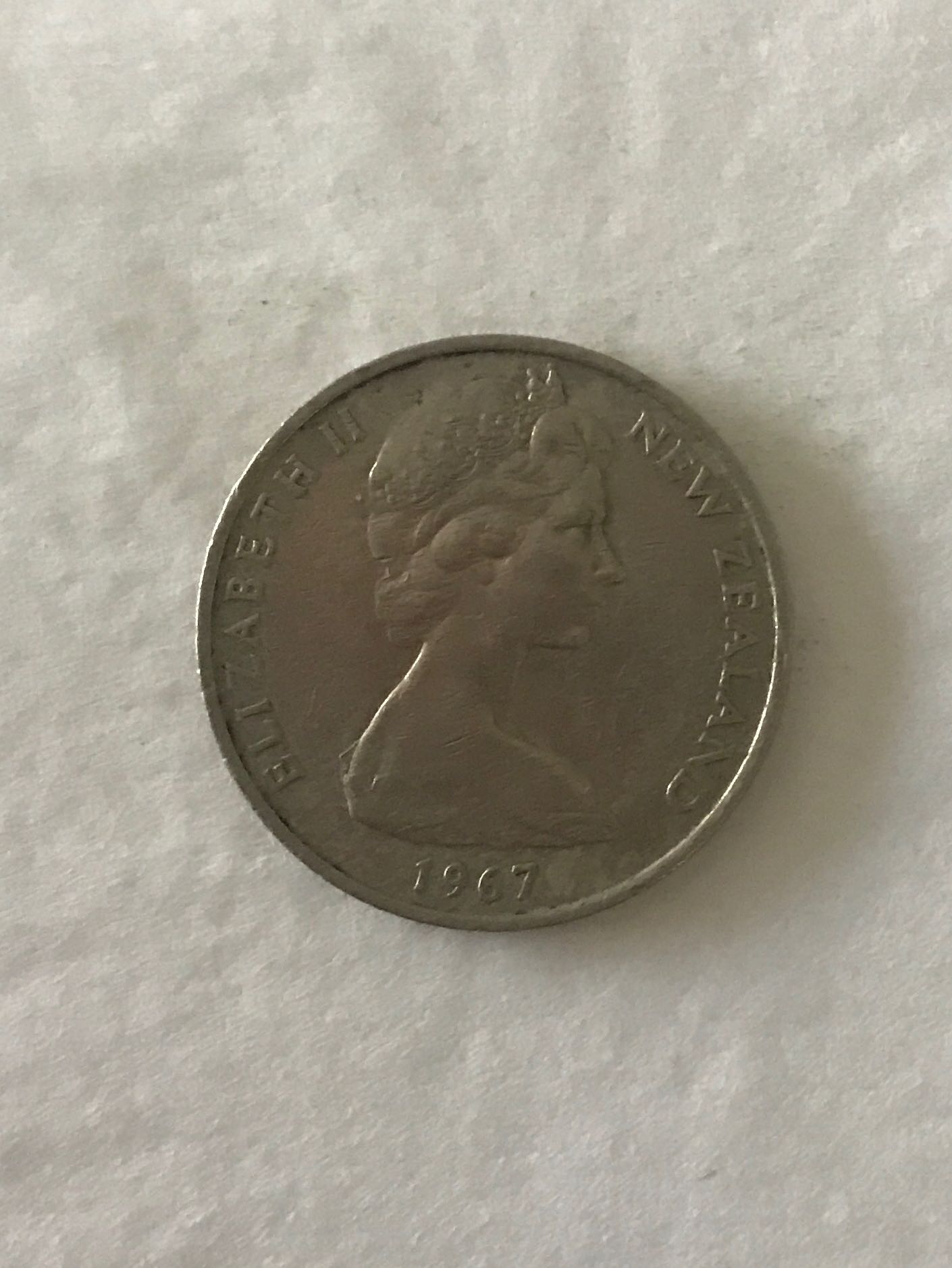 New Zealand One Shilling  coin collectible - Main Image 2