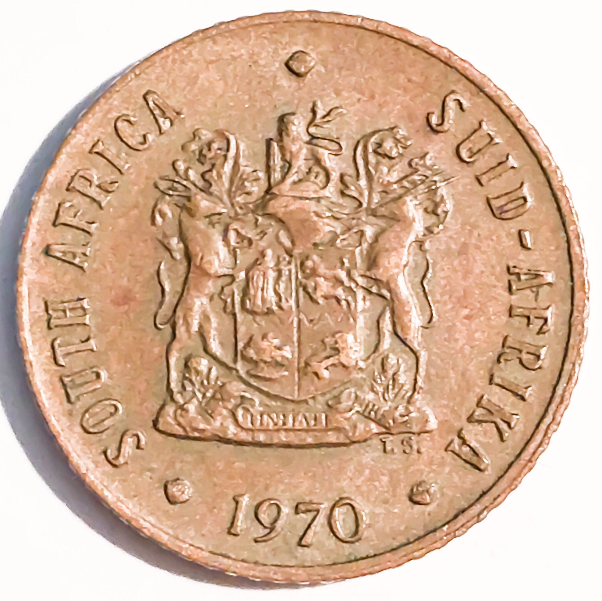 South African 1/2 cent  coin collectible - Main Image 2