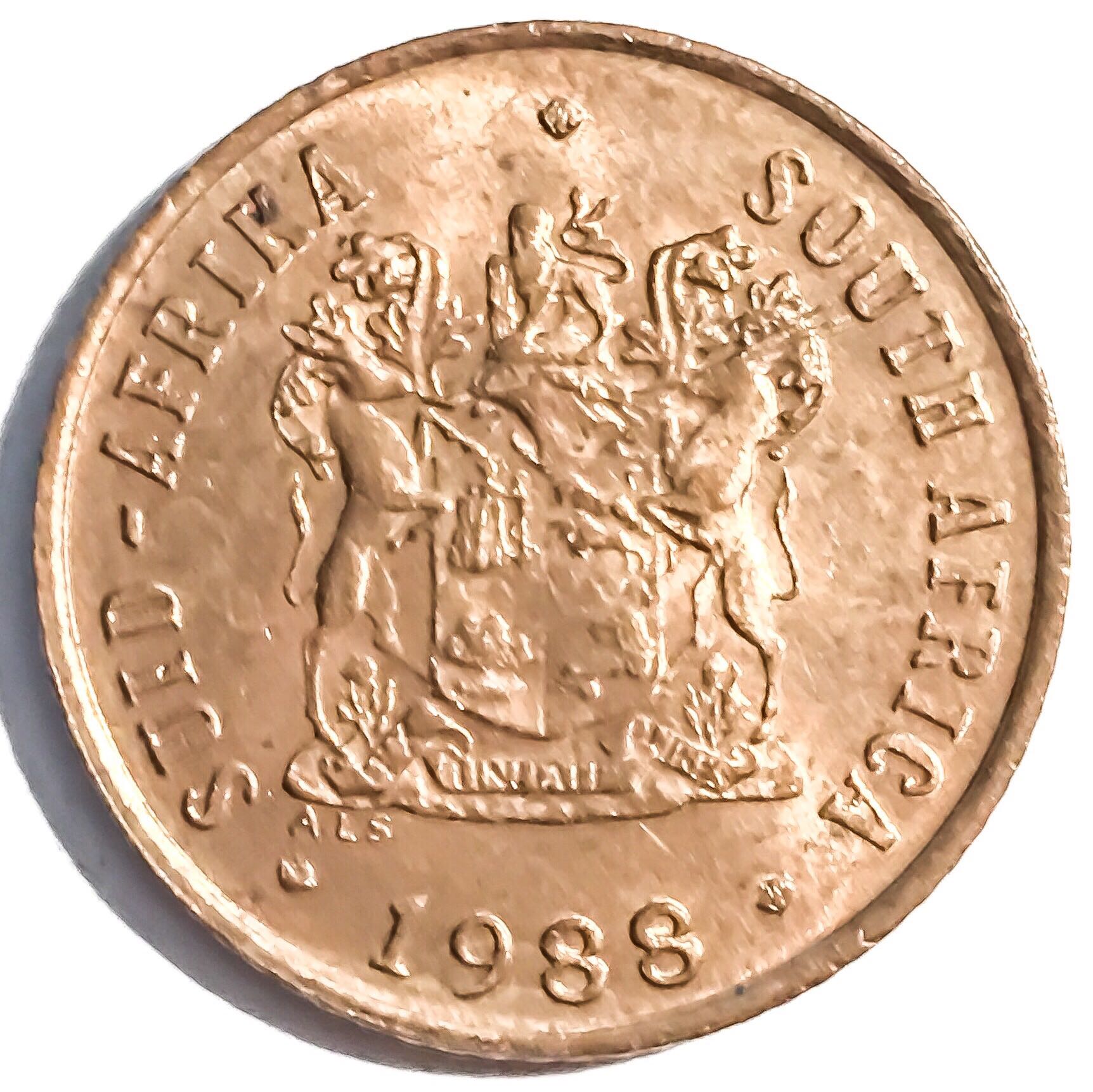 South African 1 Cent  coin collectible - Main Image 2