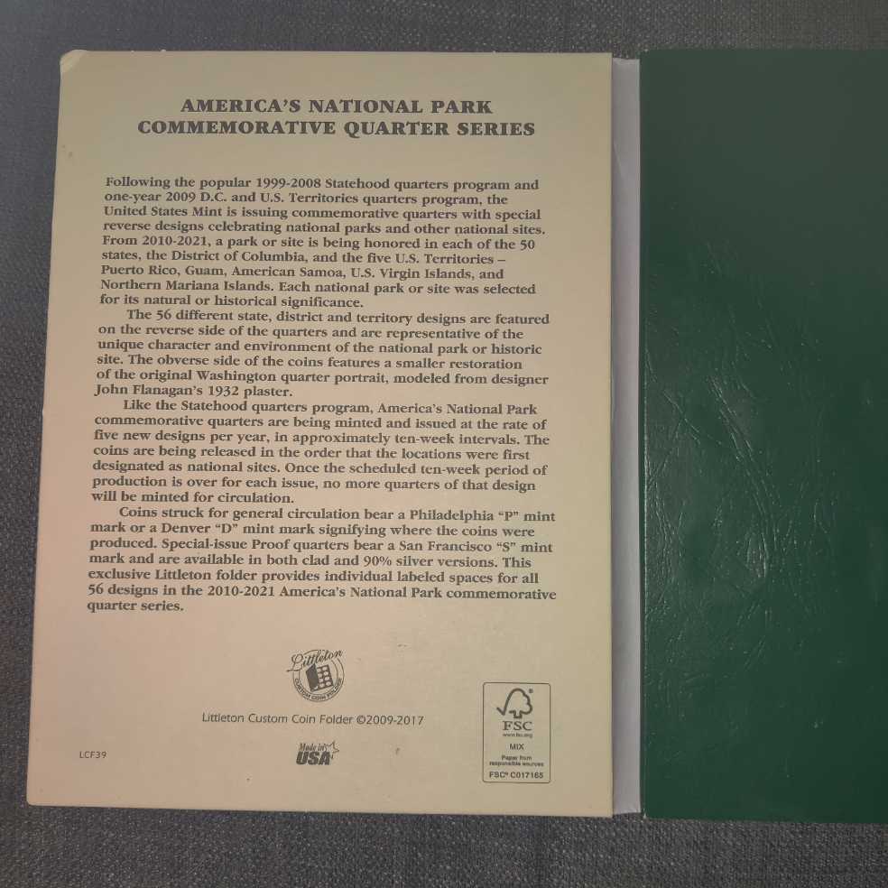 America’s National Park Commemorative Quarters  coin collectible [Barcode 675346300659] - Main Image 2