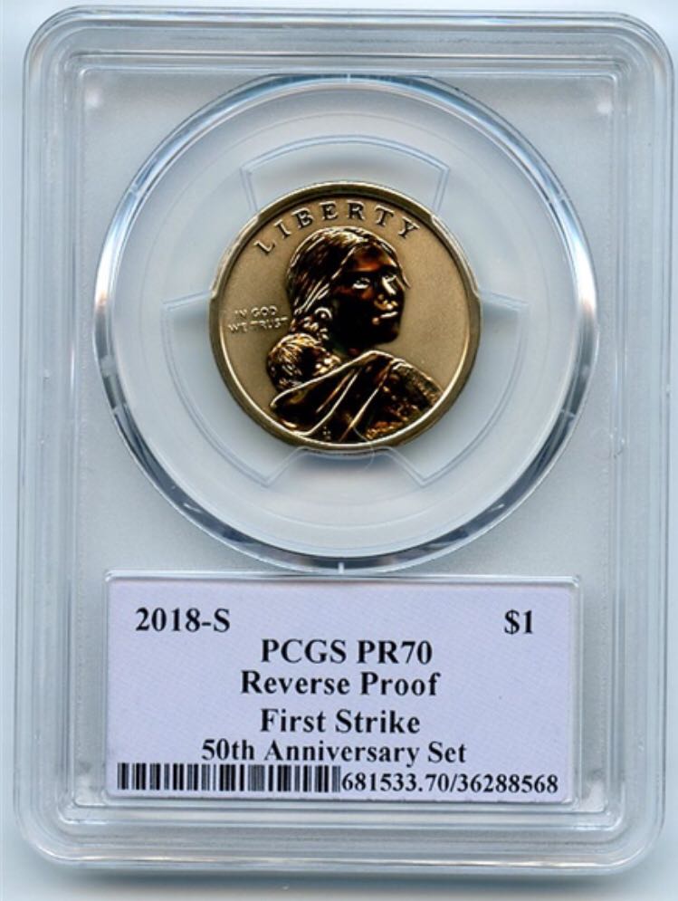 2018 S Sacagawea Dollar  coin collectible - Main Image 2