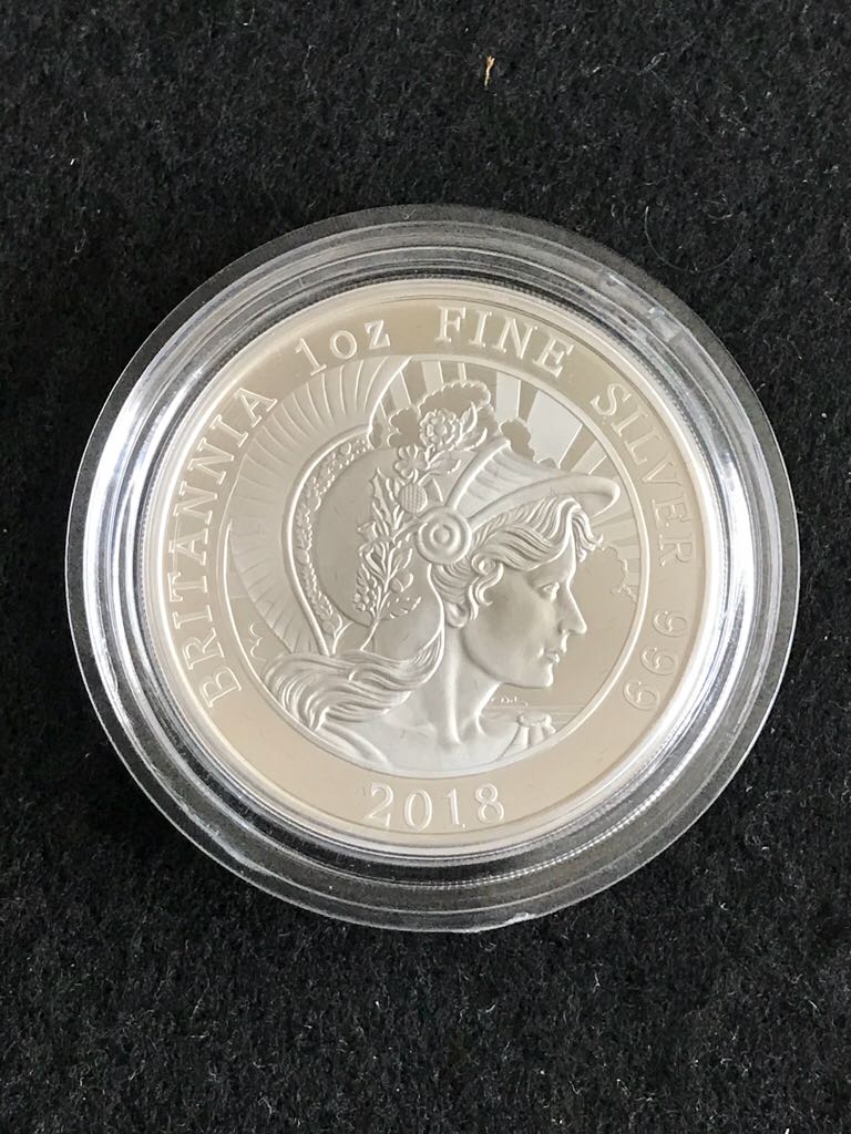 Britannia £2 Silver Proof 1 Ounce  coin collectible - Main Image 1