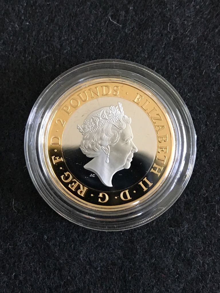 RAF Centenary Sea King £2 Silver Proof  coin collectible - Main Image 2