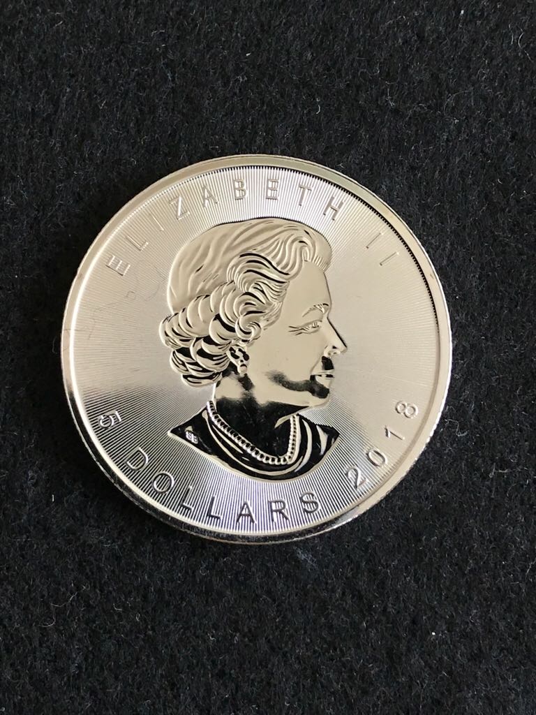Canadian Incuse Maple Silver Bullion  coin collectible - Main Image 2